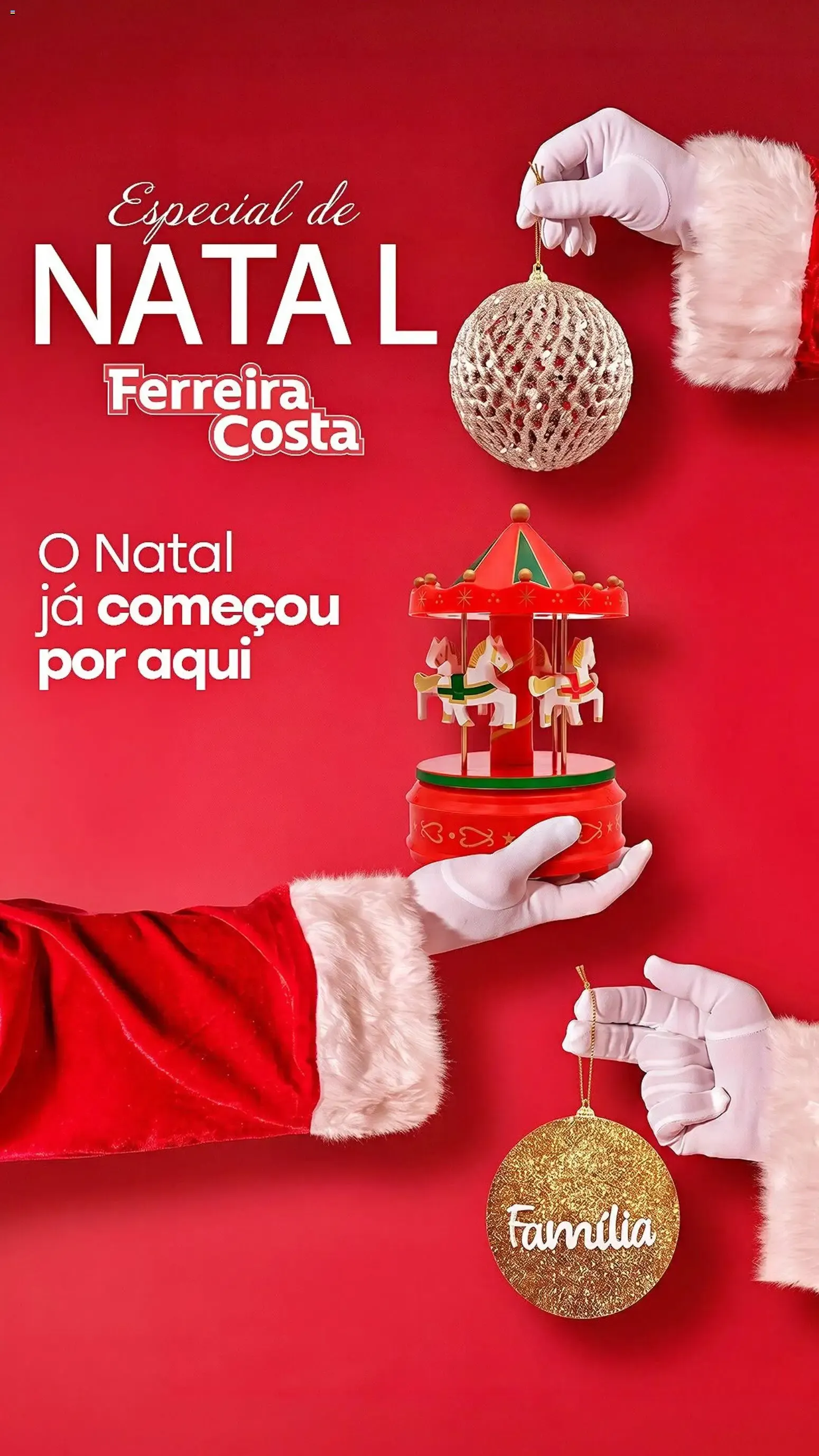Ferreira Costa ofertas Natal de 08/10/2026 | Promoções Online