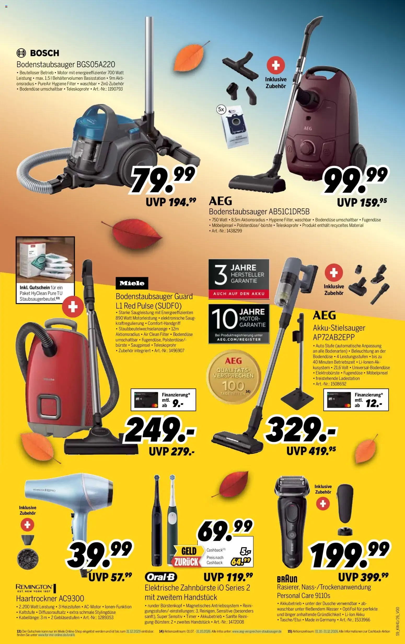 MEDIMAX Prospekt #41 - Unser Herbst duftet nach Glück! von 3. Oktober bis 9. Oktober 2026 - Prospekt seite 9