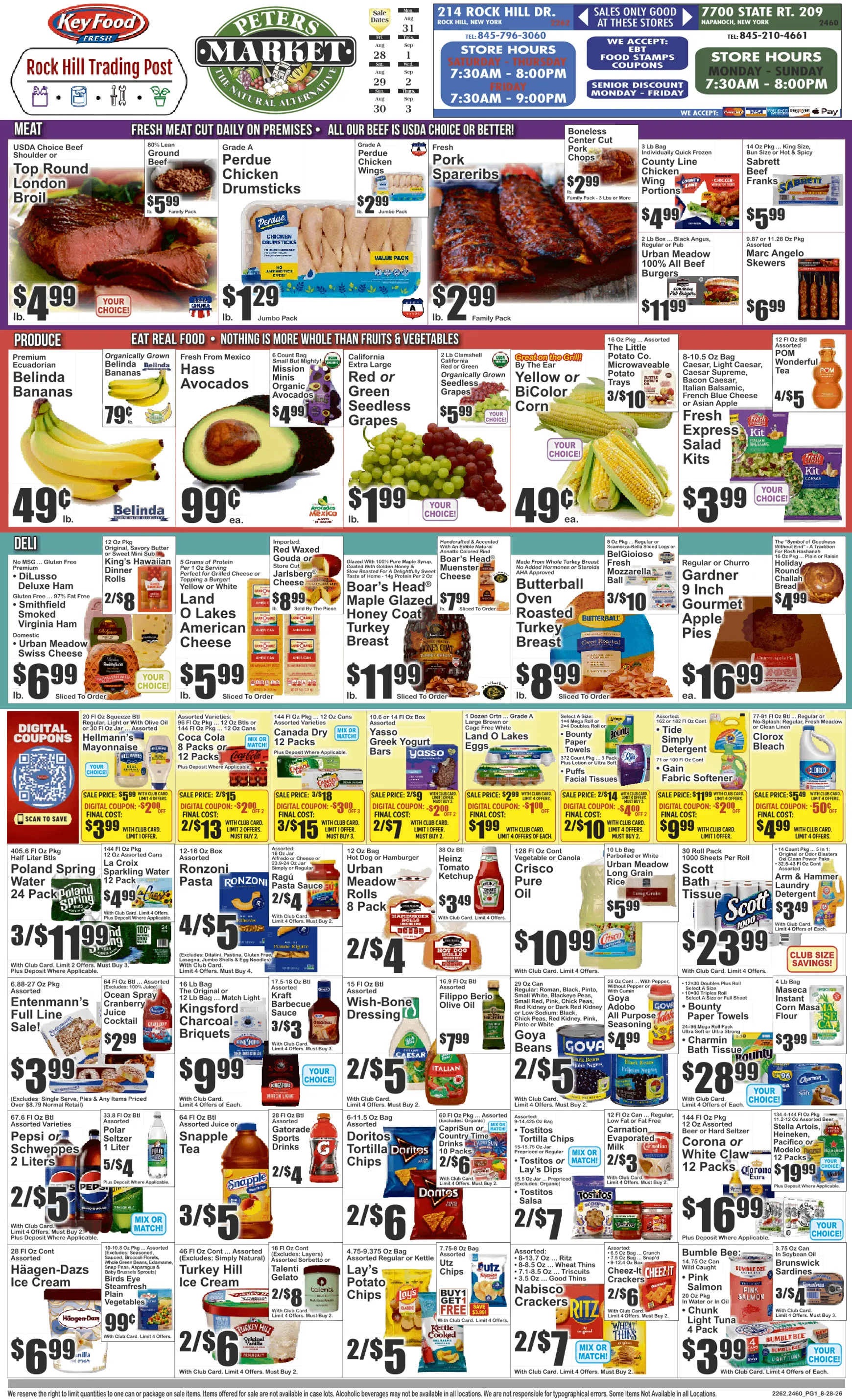 Weekly ad Current Key Food - Peters Market leaflet valid from Friday 08/28/2026 to Thursday 09/03/2026 from August 28 to September 3 2026 - Page 1