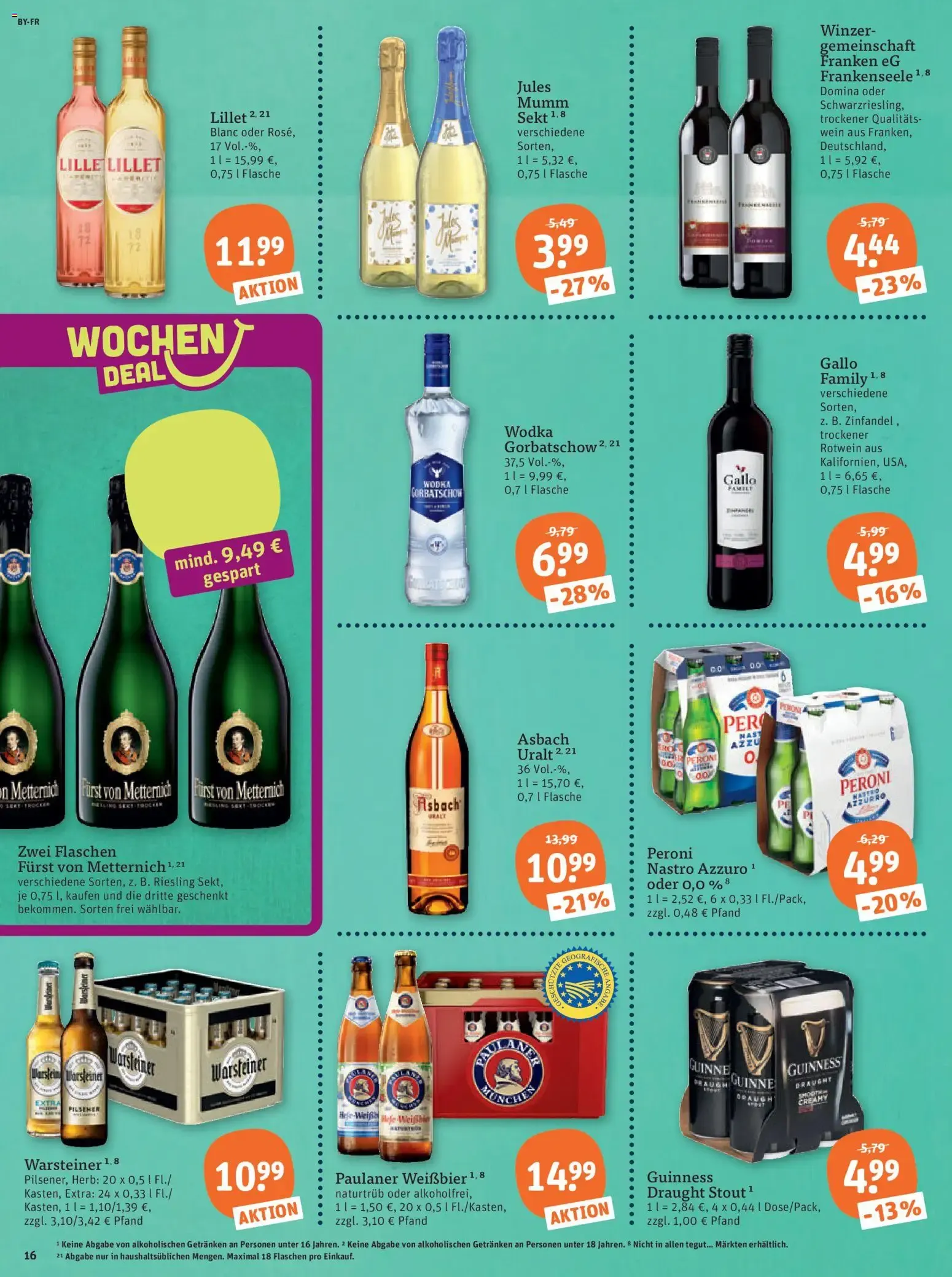 Tegut Endspurt Prospekt von 1. Oktober bis 2. Oktober 2026 - Prospekt seite 18