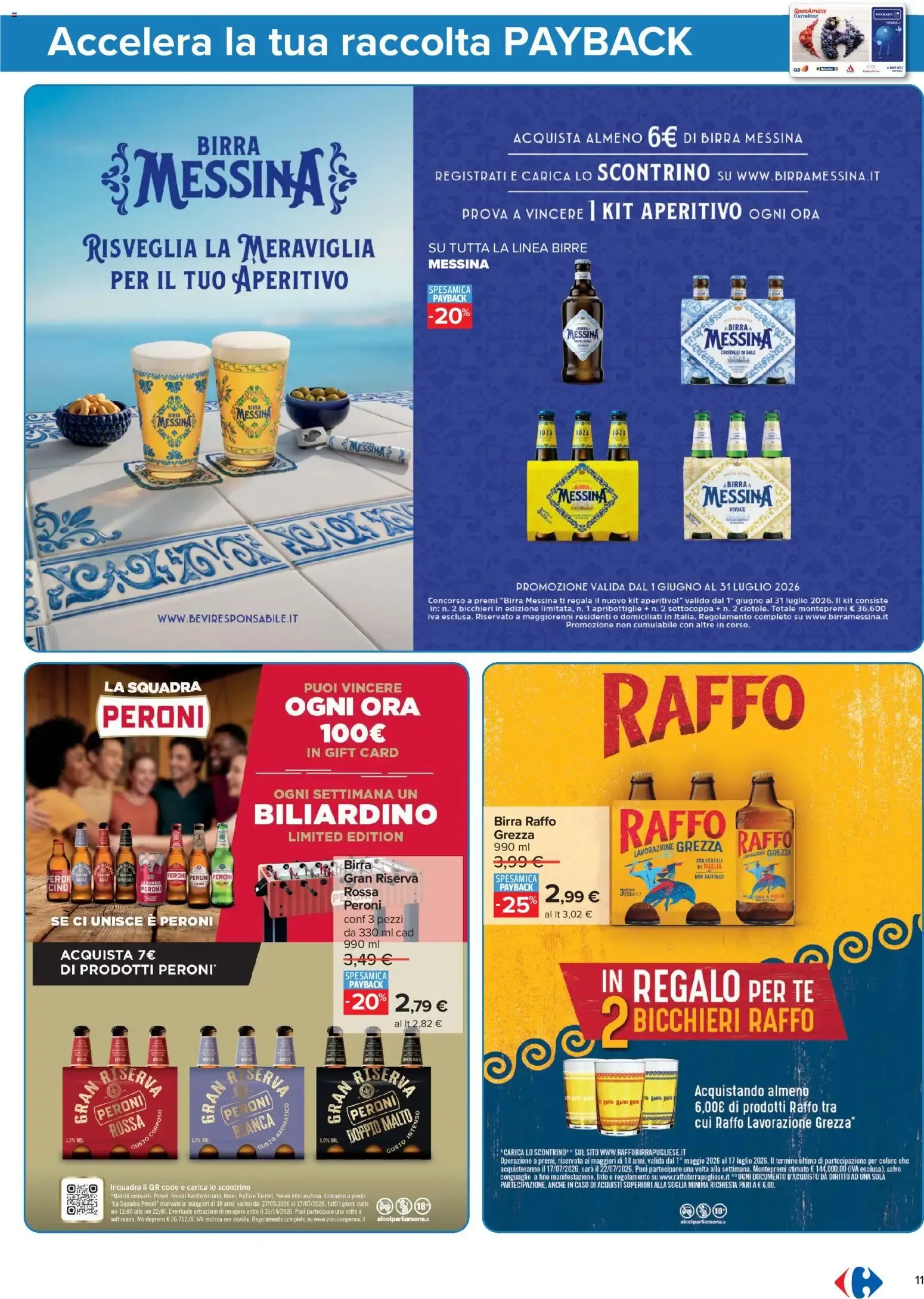 Nuovo Carrefour volantino Iper - Punti Sprint Payback dal 16/06/2026 > offerte anteprima 🛍️ da 16 giugno a 29 giugno di 2026 - Pagina del volantino 11