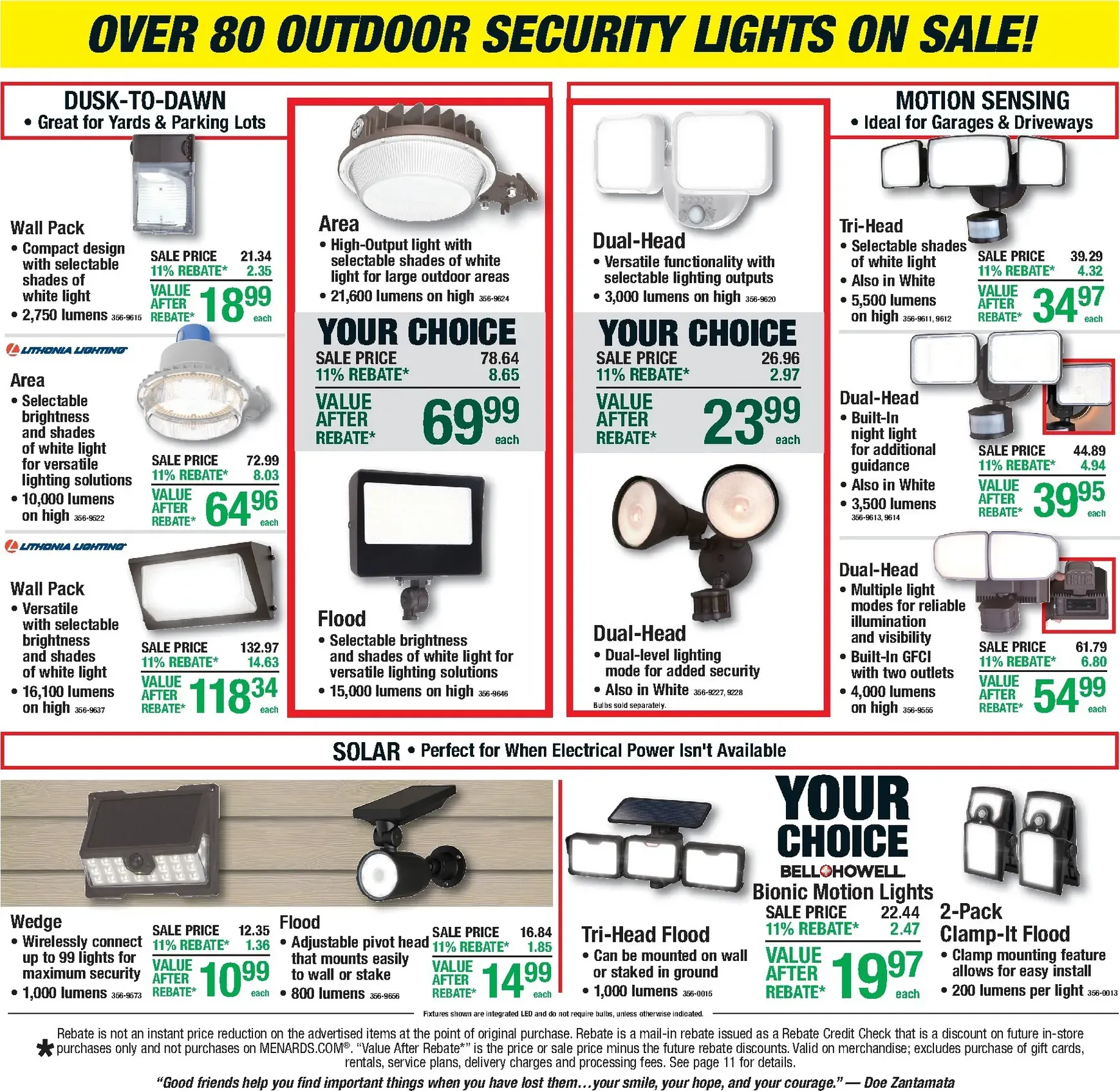 Weekly promotion Current Menards leaflet valid from Thursday 10/22/2026 to Sunday 11/01/2026 spanning from October 22 to November 1 2026 - Page 10 for Catalogue 365