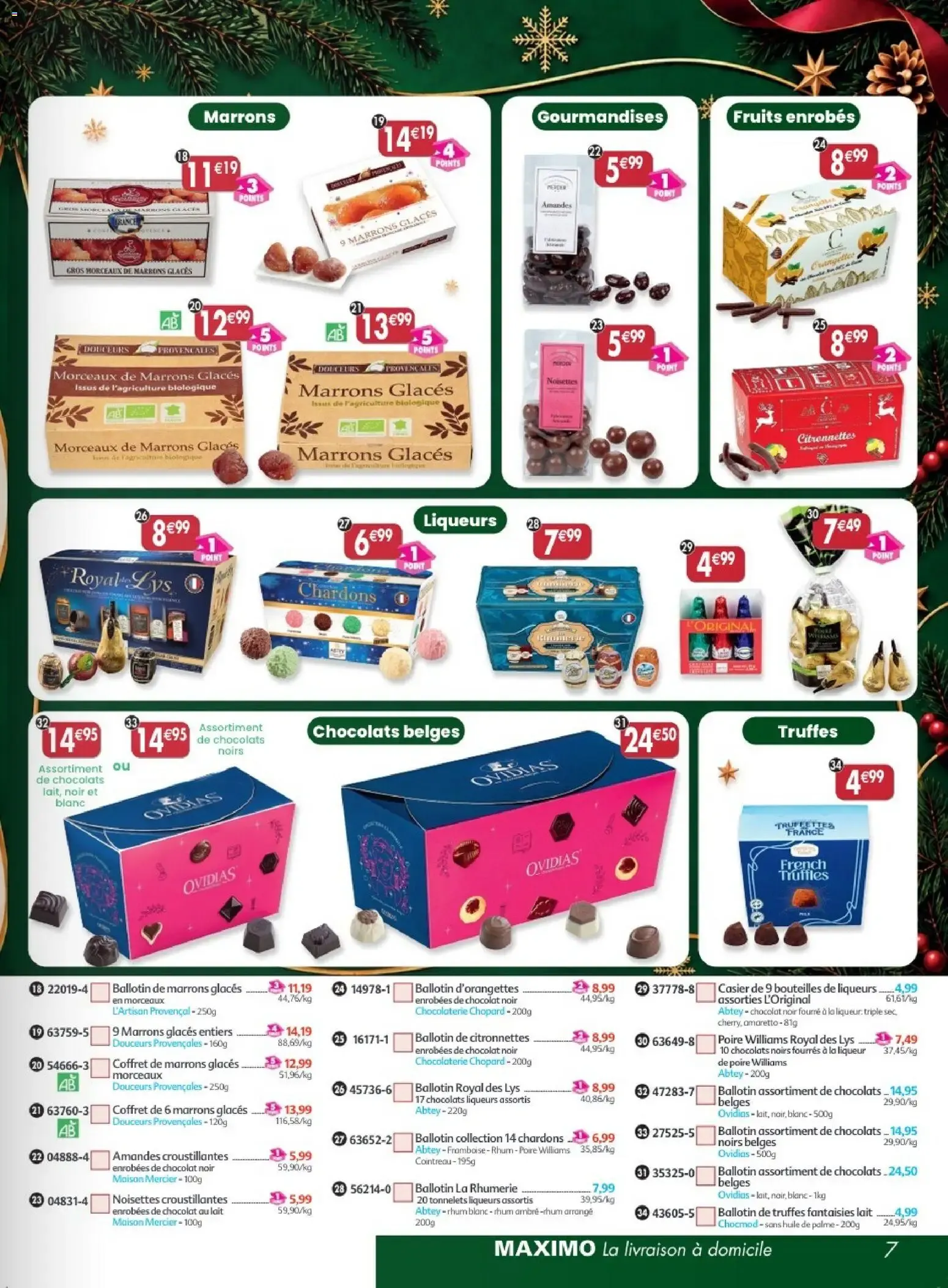 Maximo catalogue epicerie à partir du 26/10/2026 - promo en ligne du 26 octobre au 22 novembre 2026 - Catalogue page 7