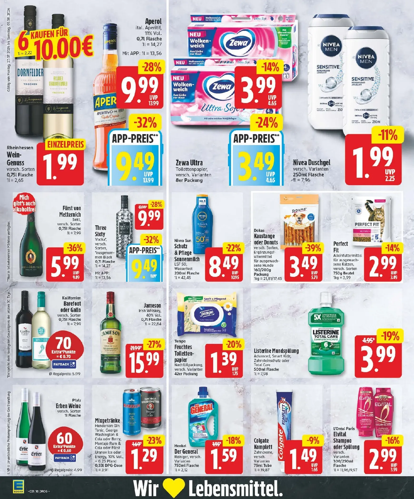 Edeka Prospekt – von Montag 27.07.2026 bis Samstag 01.08.2026 von 27. Juli bis 1. August 2026 - Prospekt seite 18