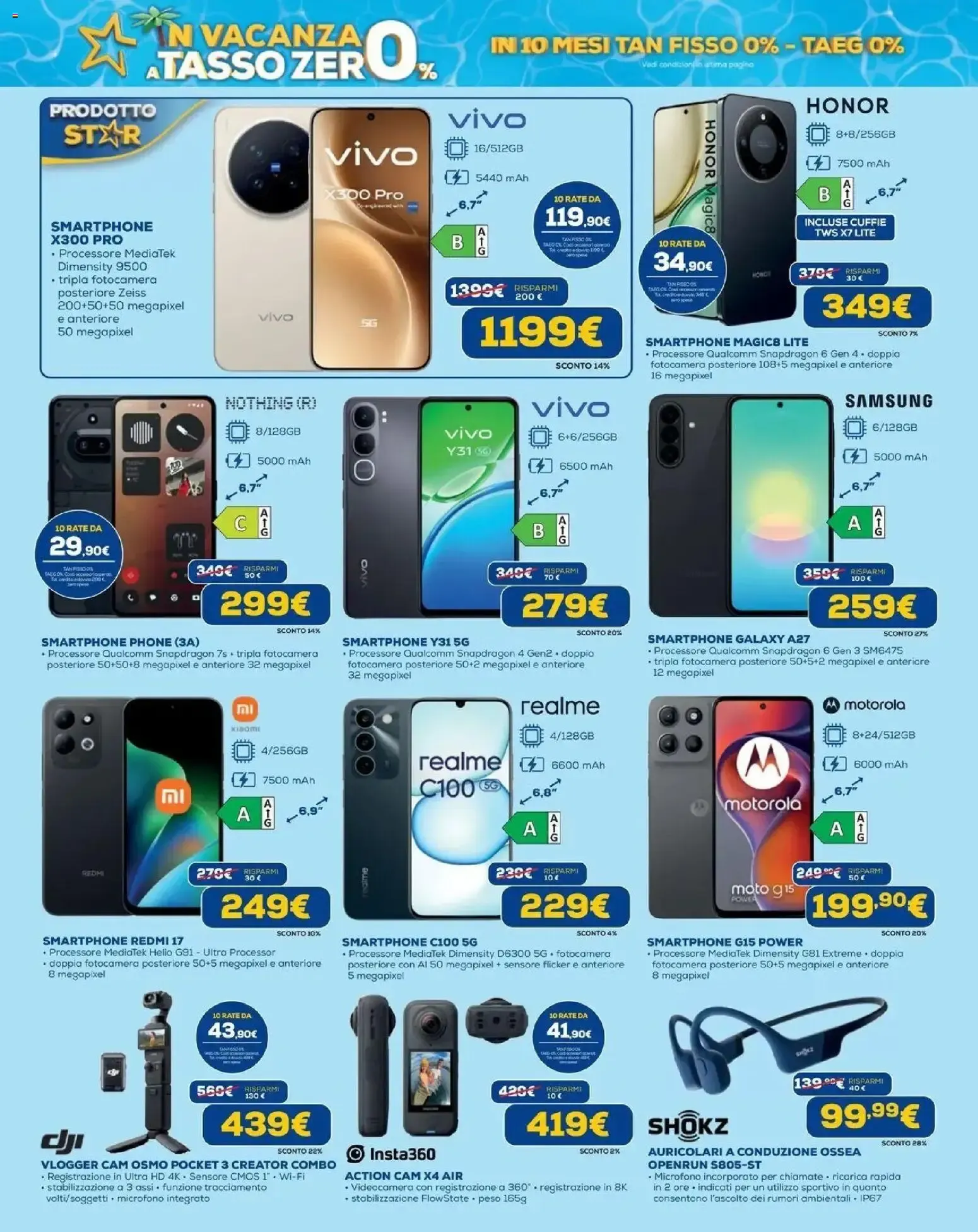 Euronics - In vacanza a tasso zero da 30 luglio a 19 agosto di 2026 - Pagina del volantino 4