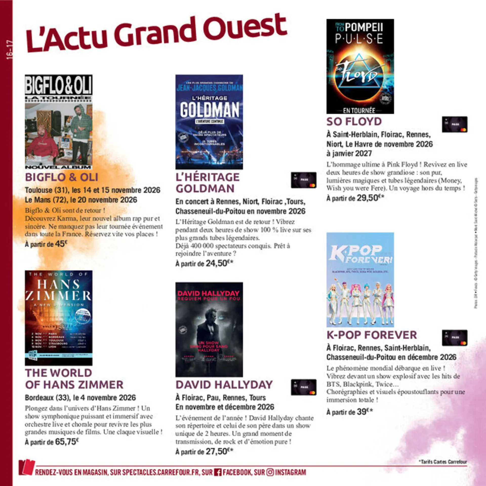 Carrefour Spectacles - Le Monde de La Reine des Neiges du 2 octobre au 7 février 2027 - Catalogue page 16