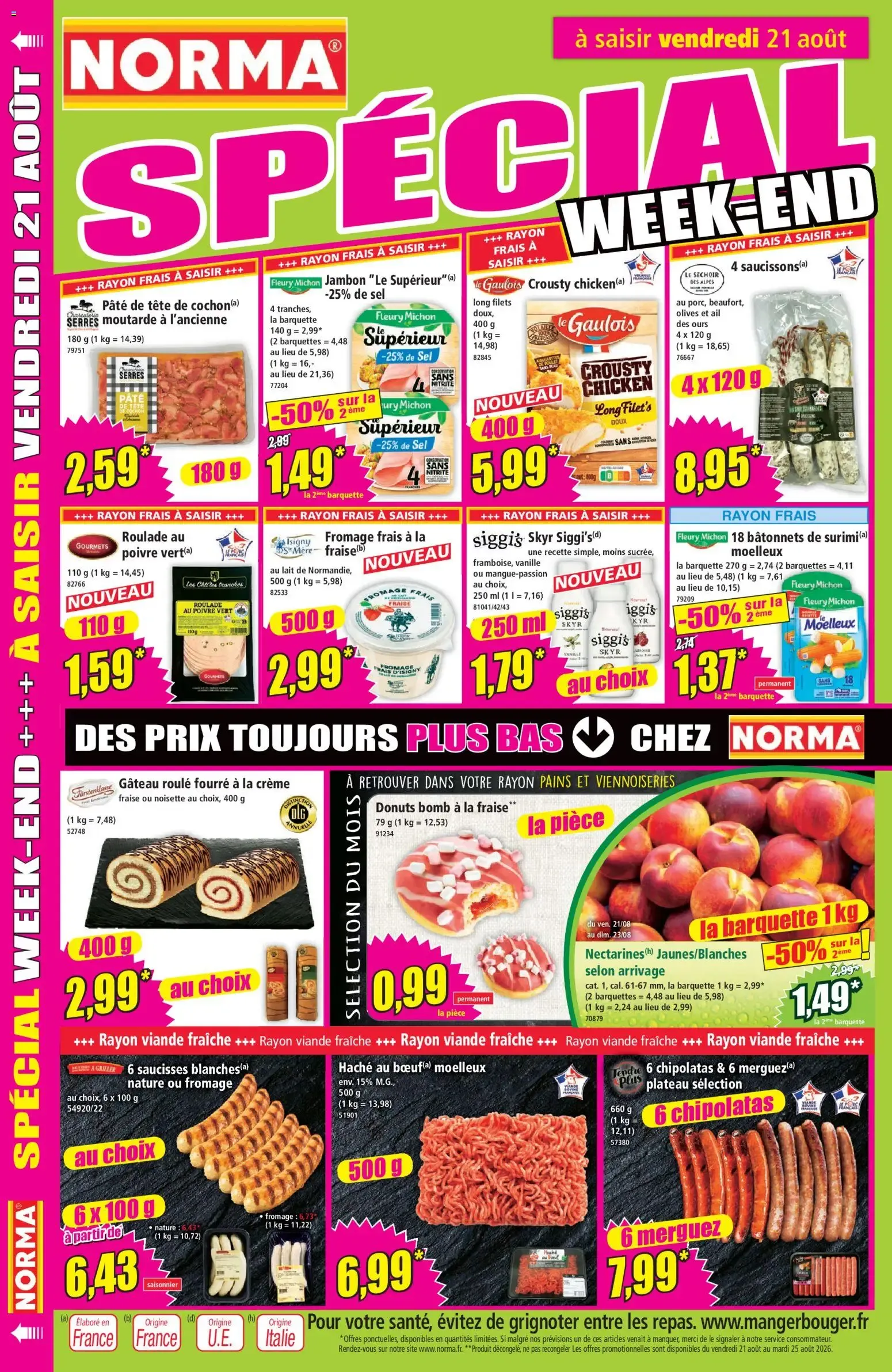 Norma Votre Discounter Régional du 19 août au 25 août 2026 - Catalogue page 12