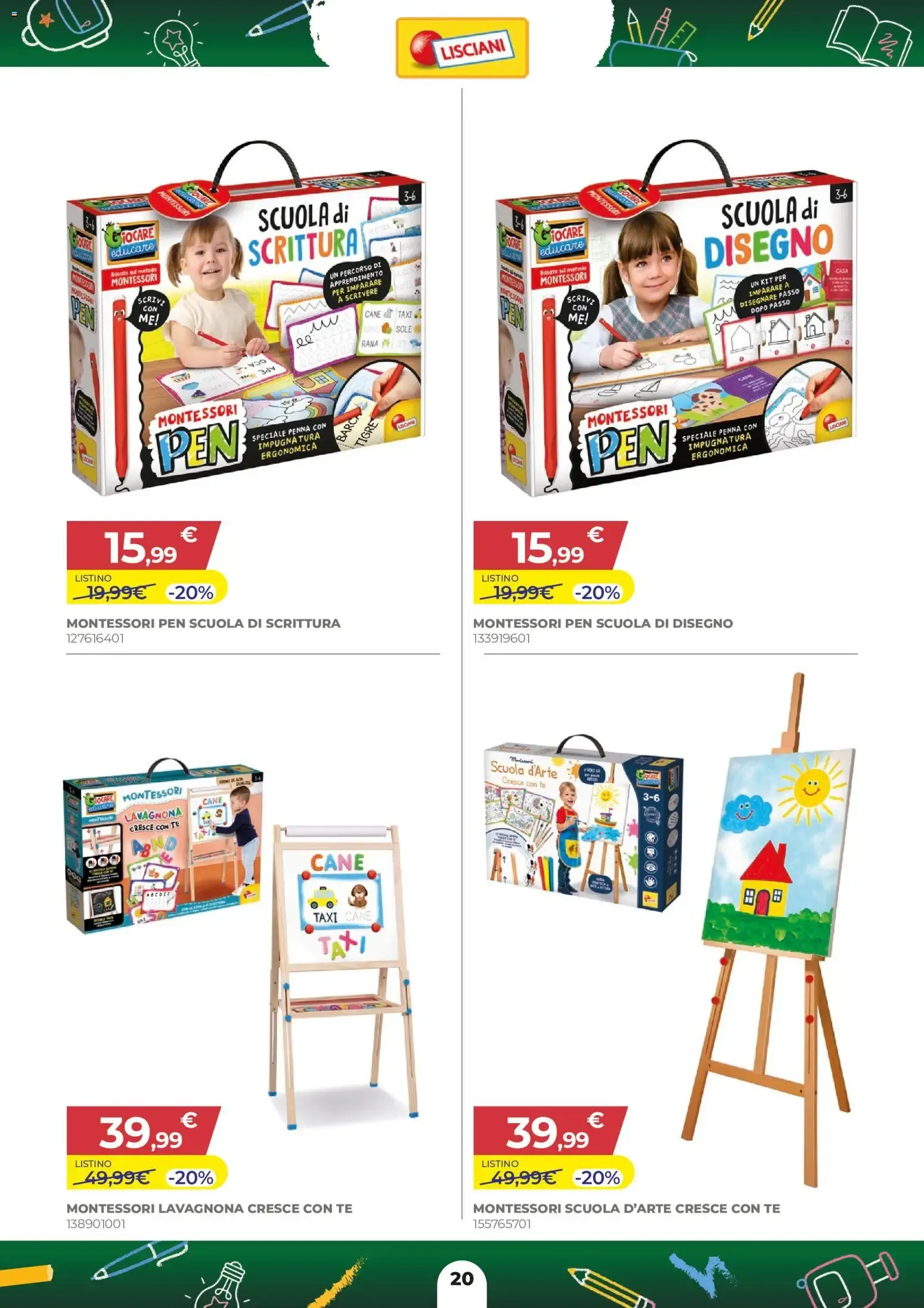 A SCUOLA di SCONTI - Toys Center da 27 agosto a 30 settembre di 2026 - Pagina del volantino 20