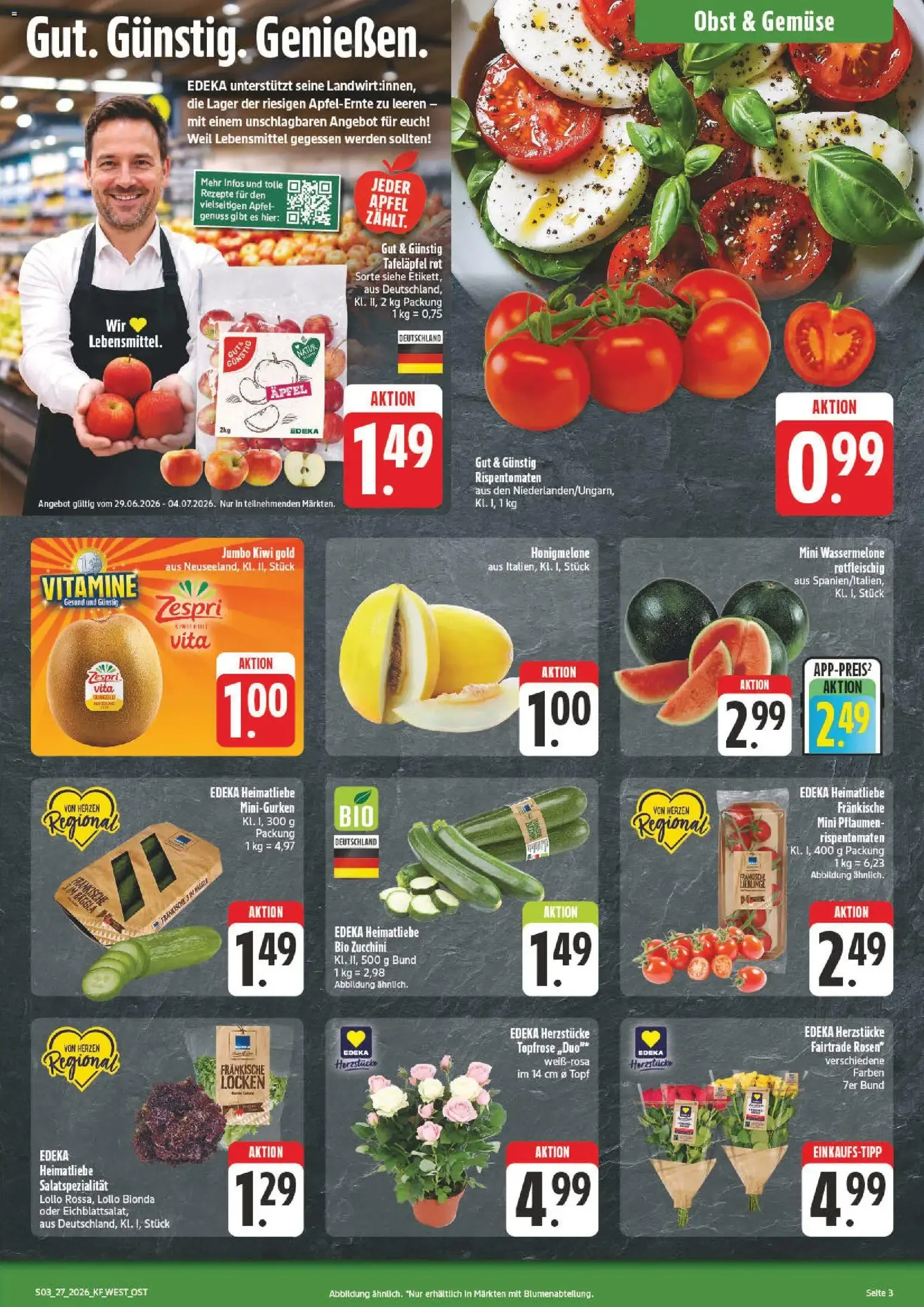 nah & gut Prospekt (ab 29.06.2026) zum Blättern von 29. Juni bis 4. Juli 2026 - Prospekt seite 3