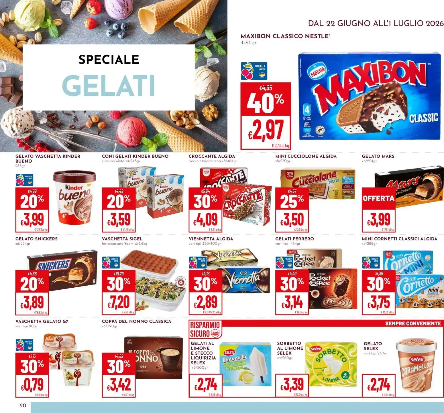 Nuovo Pan volantino dal 22/06/2026 > offerte anteprima 🛍️ da 22 giugno a 1 luglio di 2026 - Pagina del volantino 20