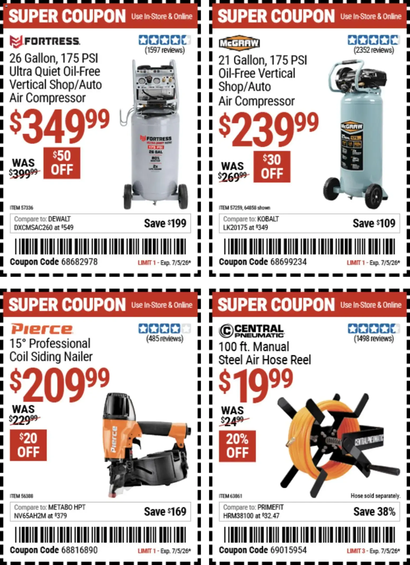 Weekly ad Harbor Freight Weekly Ad (06/22 - 07/05 2026) - Flyer from June 22 to July 5 2026 - Page 6
