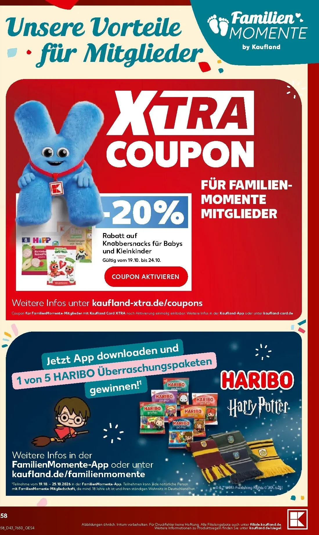 Kaufland Prospekt nächste Woche – von Montag 19.10.2026 bis Samstag 24.10.2026 von 19. Oktober bis 24. Oktober 2026 - Prospekt seite 59