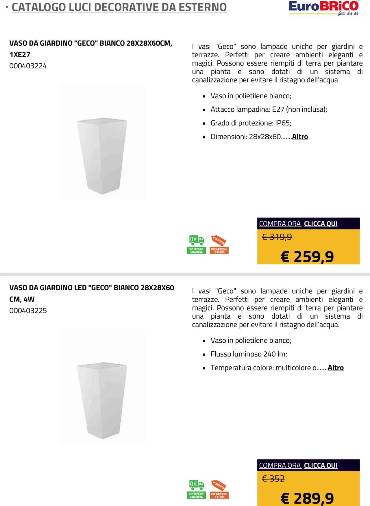 Eurobrico - Catalogo Luci Decorative da Esterno da 1 gennaio a 31 dicembre di 2025 - Pagina del volantino 9