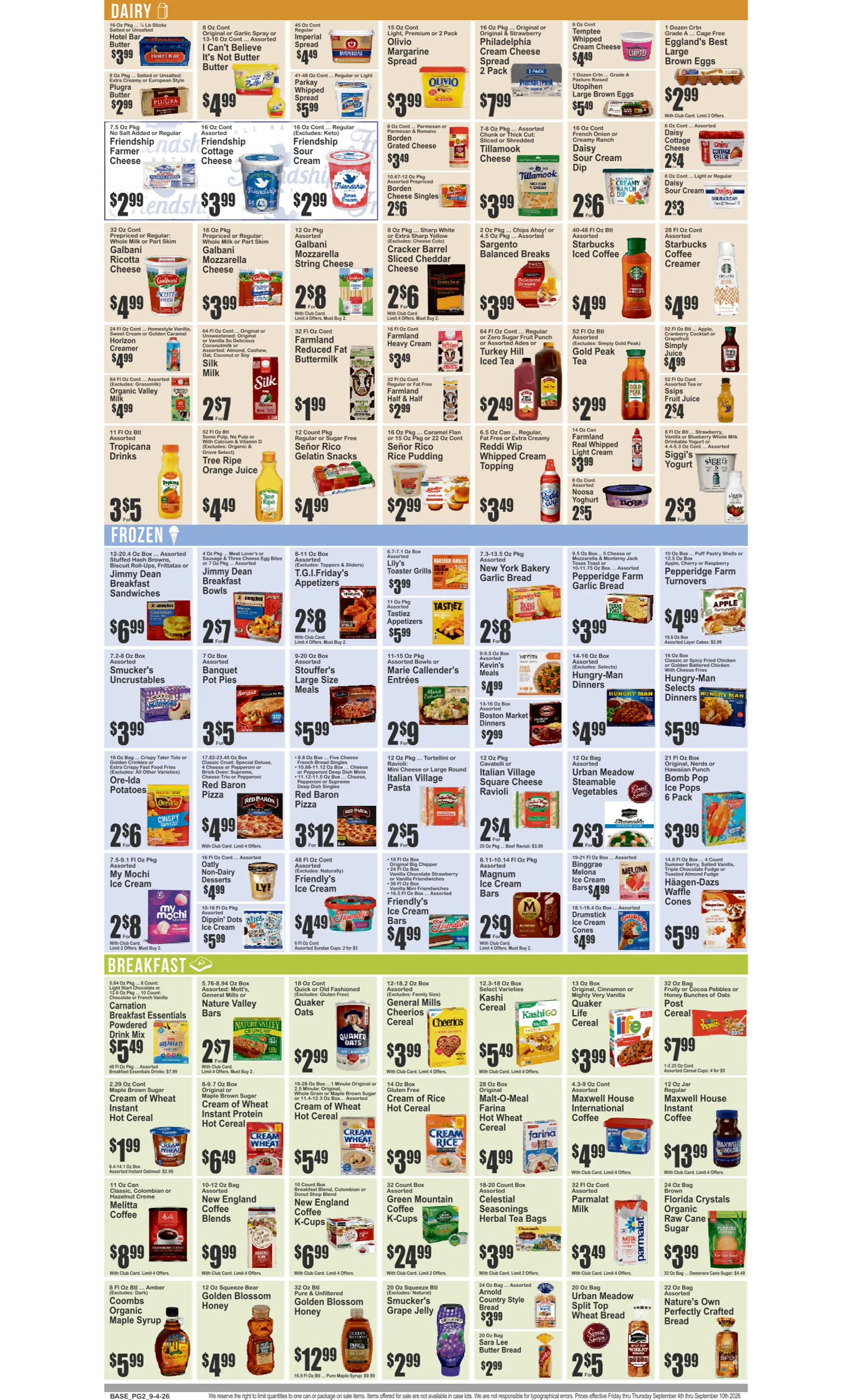 Weekly promotion Current Key Food - Fresh leaflet valid from Friday 09/04/2026 to Thursday 09/10/2026 spanning from September 4 to September 10 2026 - Page 3 for Catalogue 365