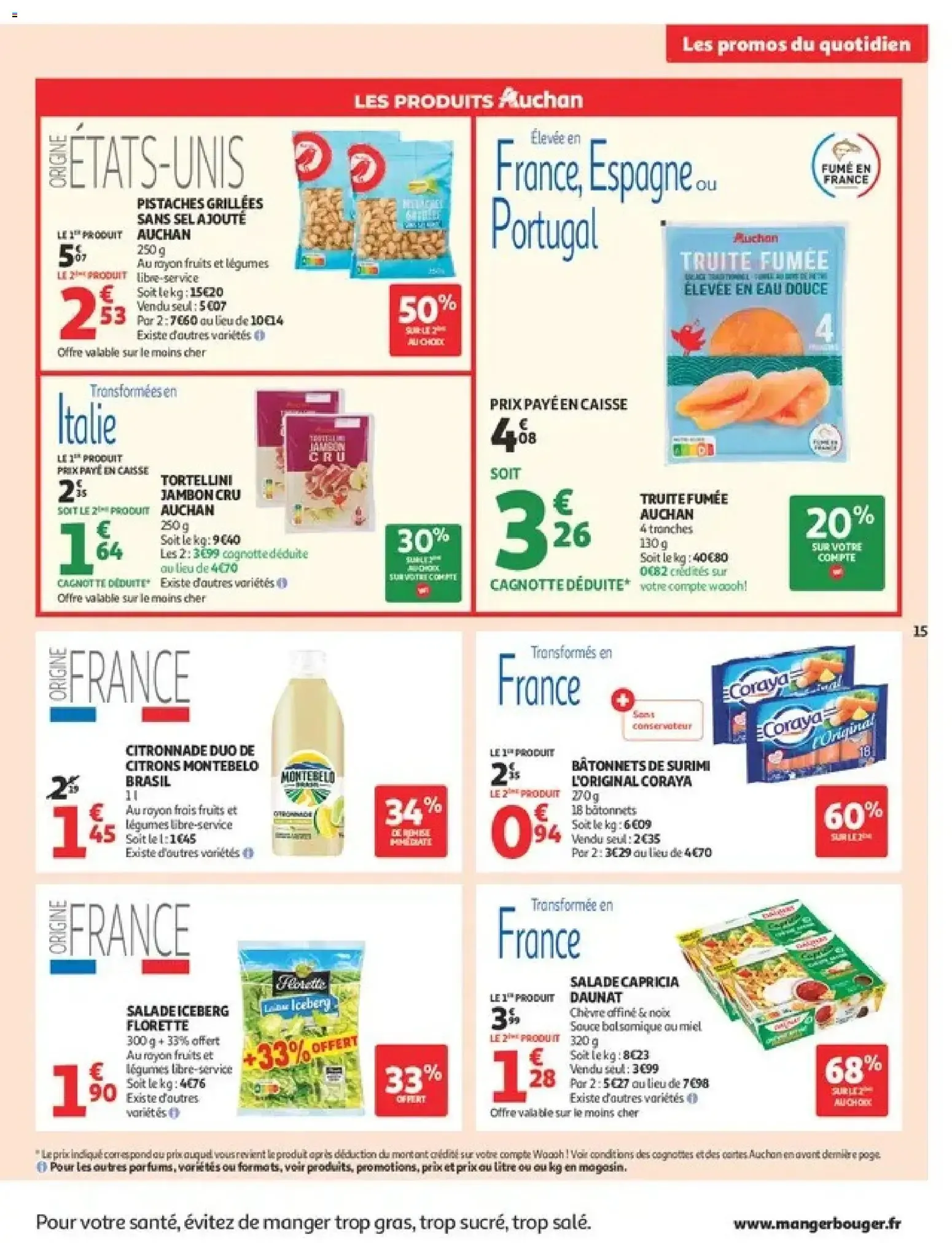 Auchan - Offres du moment du 28 juillet au 8 août 2026 - Catalogue page 15
