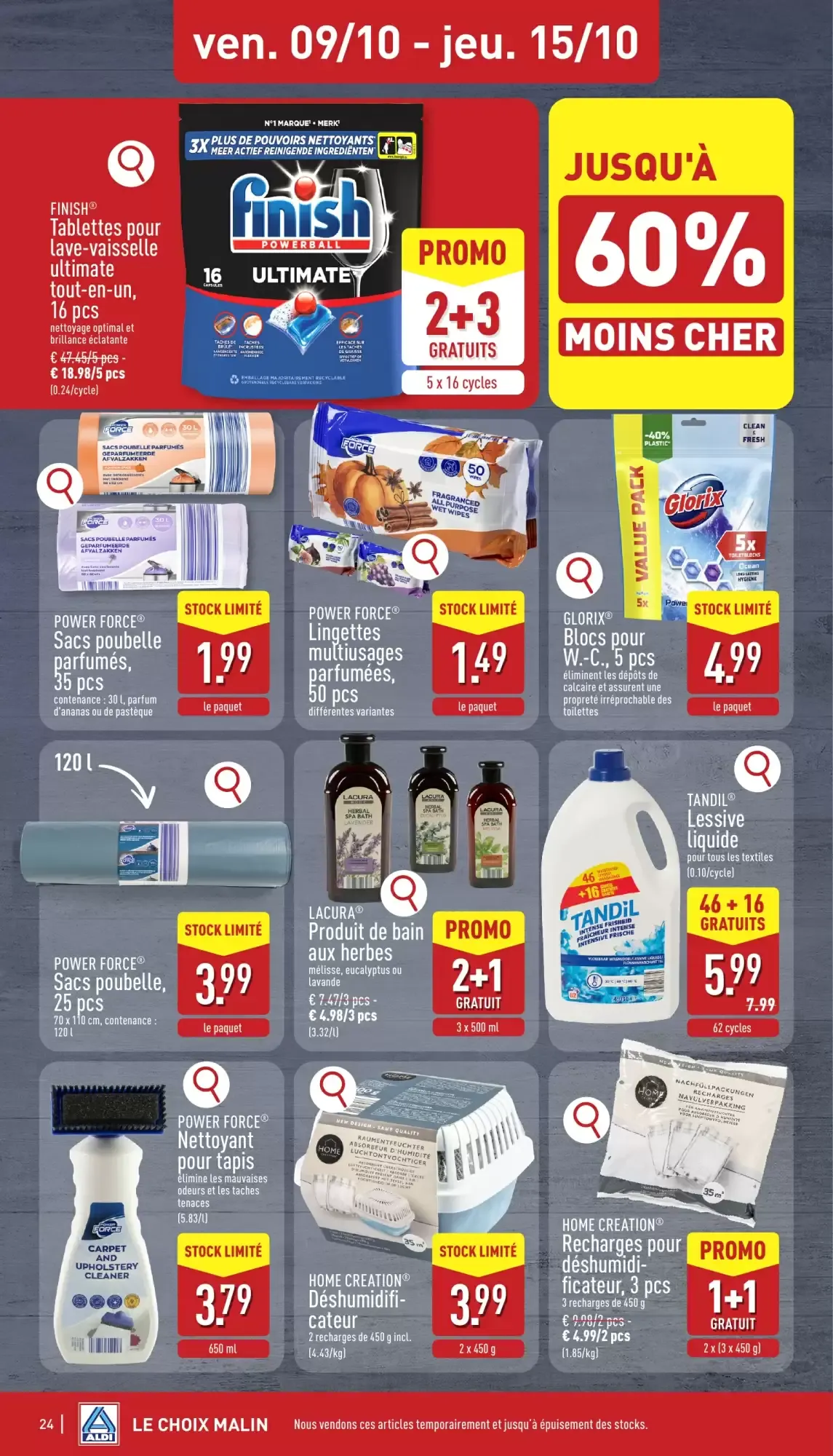ALDI Dépliant du lun. 05/10 au sam. 10/10 inclus van 5 oktober tot 10 oktober 2026 - folder pagina 24