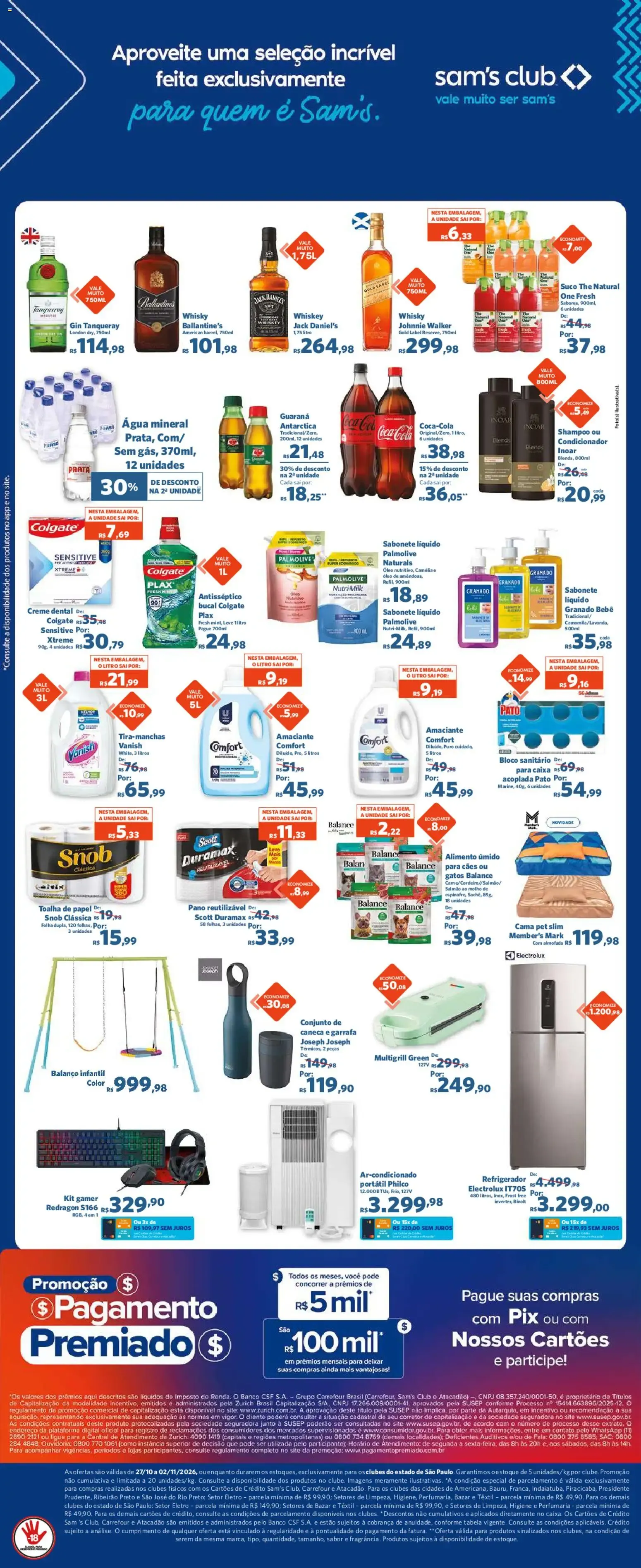 Encarte de Sam's Club - Ofertas da semana de 27/10/2026 | Promoções Online 27 de outubro até 2 de novembro 2026 - Pagina 3
