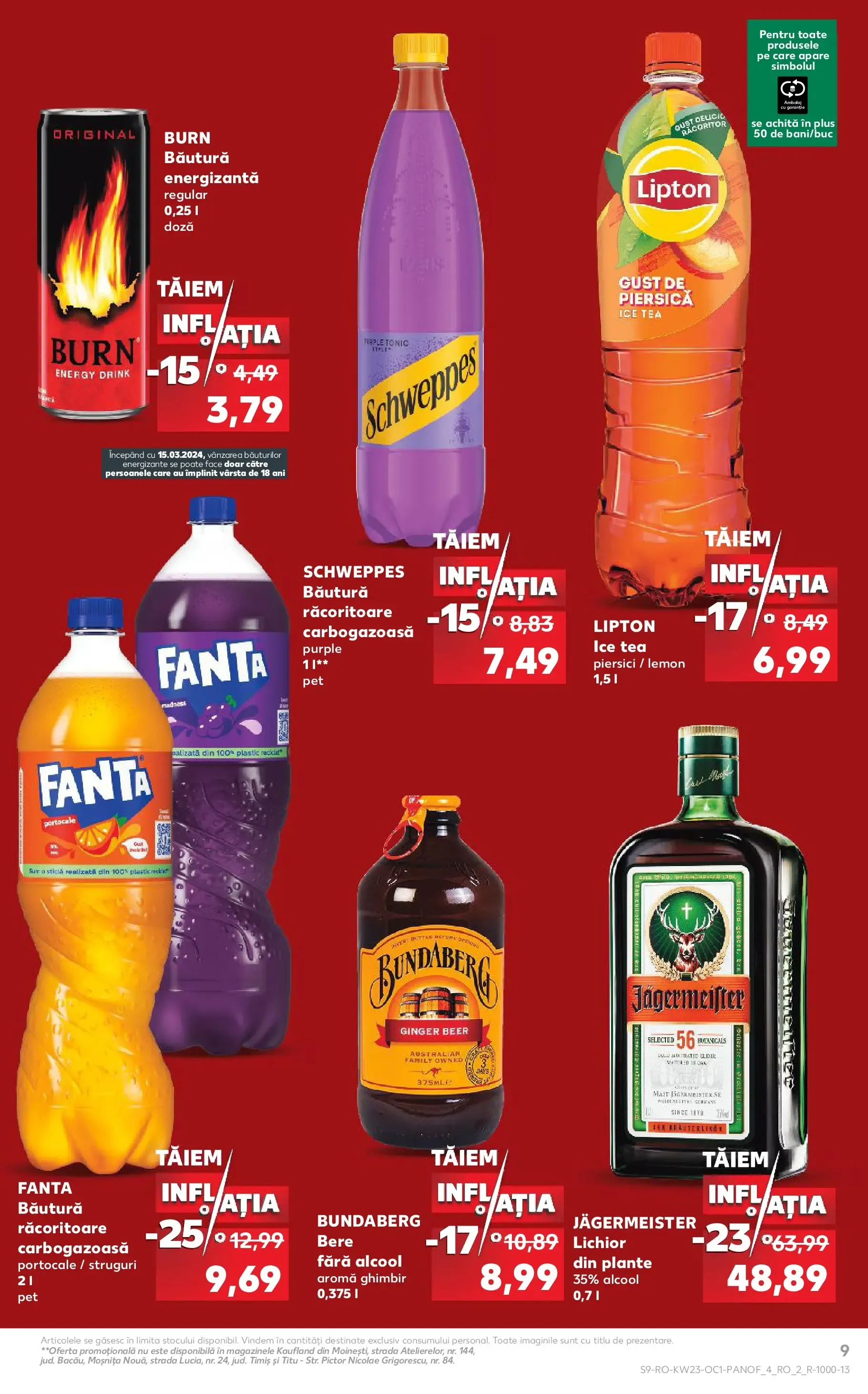Catalog Kaufland Catalog Tăiem inflația 03.06.2026 - Revista si Oferta de la 3 iunie până la 30 iunie 2026 - Revista Pagina 9
