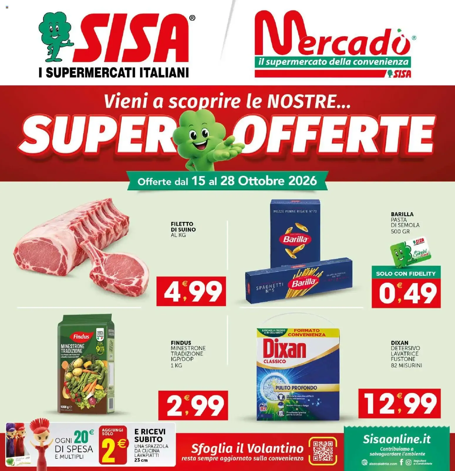 Nuovo SISA volantino Mercadò I dal 15/10/2026 > offerte anteprima 🛍️ da 15 ottobre a 28 ottobre di 2026 - Pagina del volantino 1