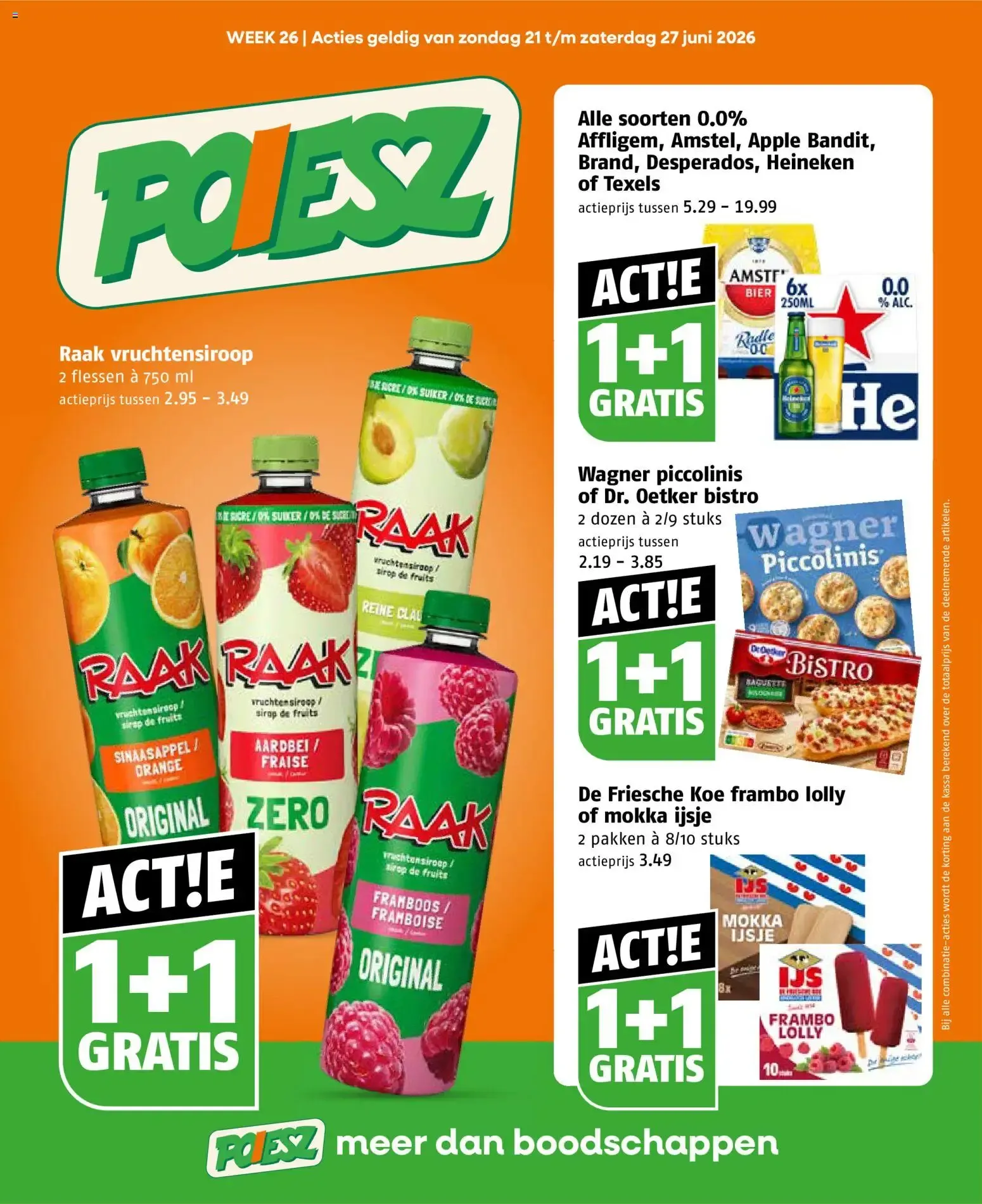 Poiesz folder vanaf 21-06-2026 || NIEUWE van 21 juni tot 27 juni 2026 - Folder pagina 1