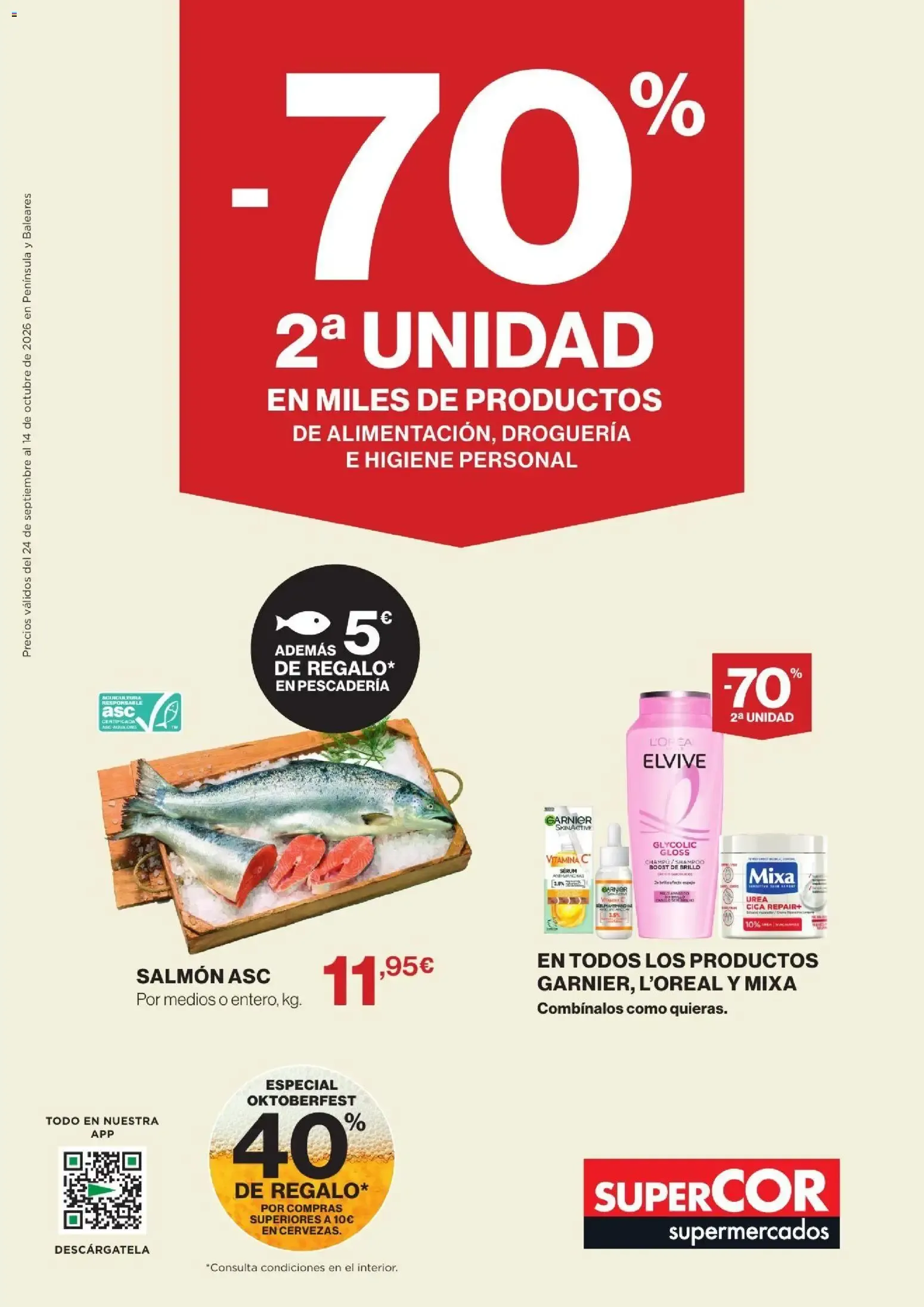 Catálogo de Supercor folleto 24/09/2026 - 14/10/2026 24 de septiembre al 14 de octubre 2026 - Página 1