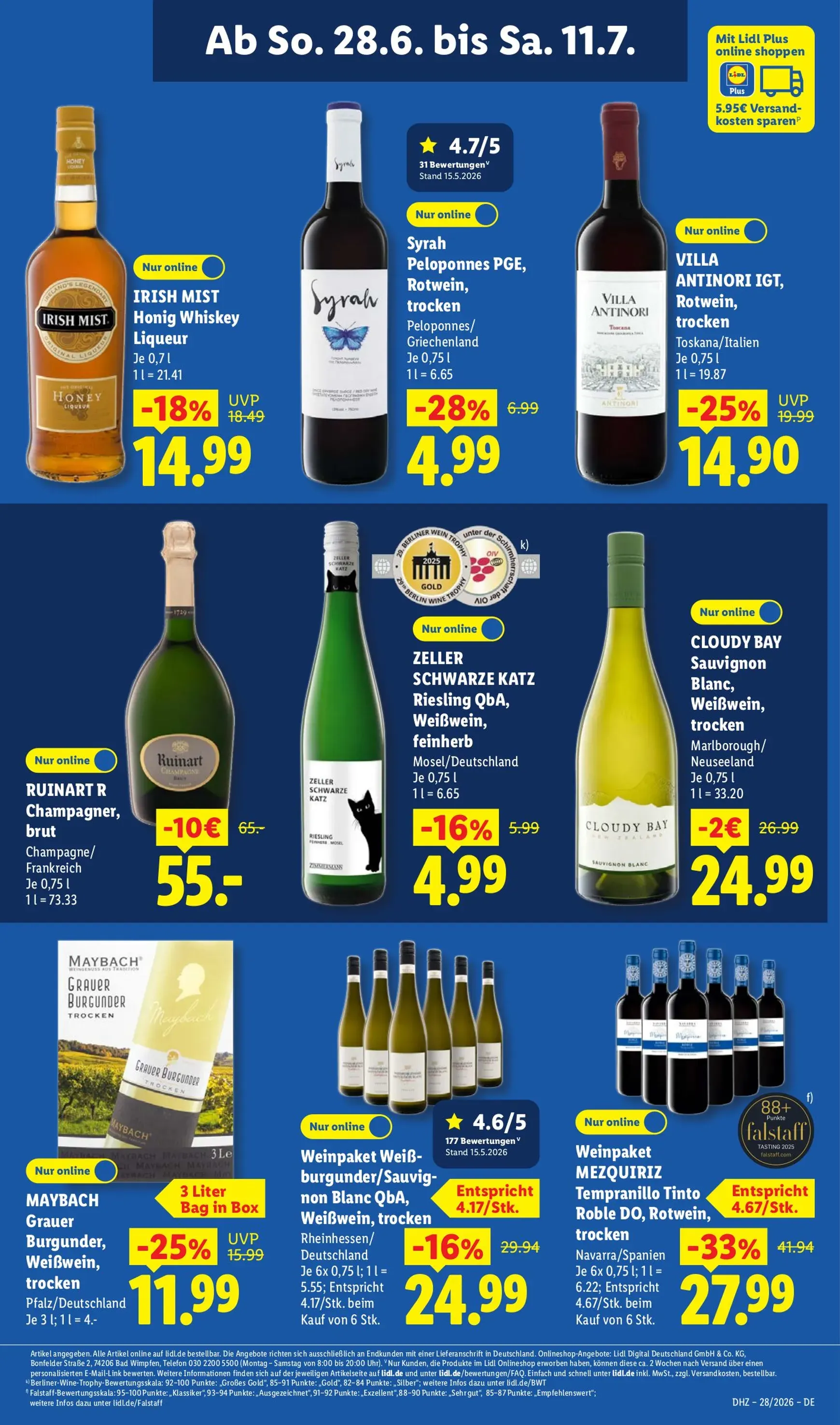 Lidl Prospekt nächste Woche – von Montag 06.07.2026 bis Samstag 11.07.2026 von 6. Juli bis 11. Juli 2026 - Prospekt seite 21
