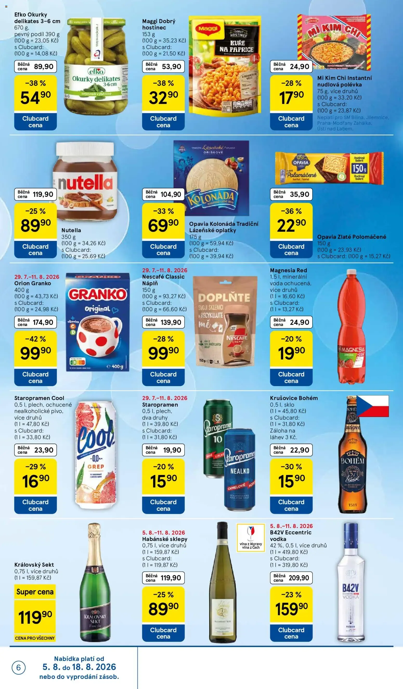 Tesco Supermarket Ofertas Semanales - 5. srpna 11. srpna 2026 - Page 6
