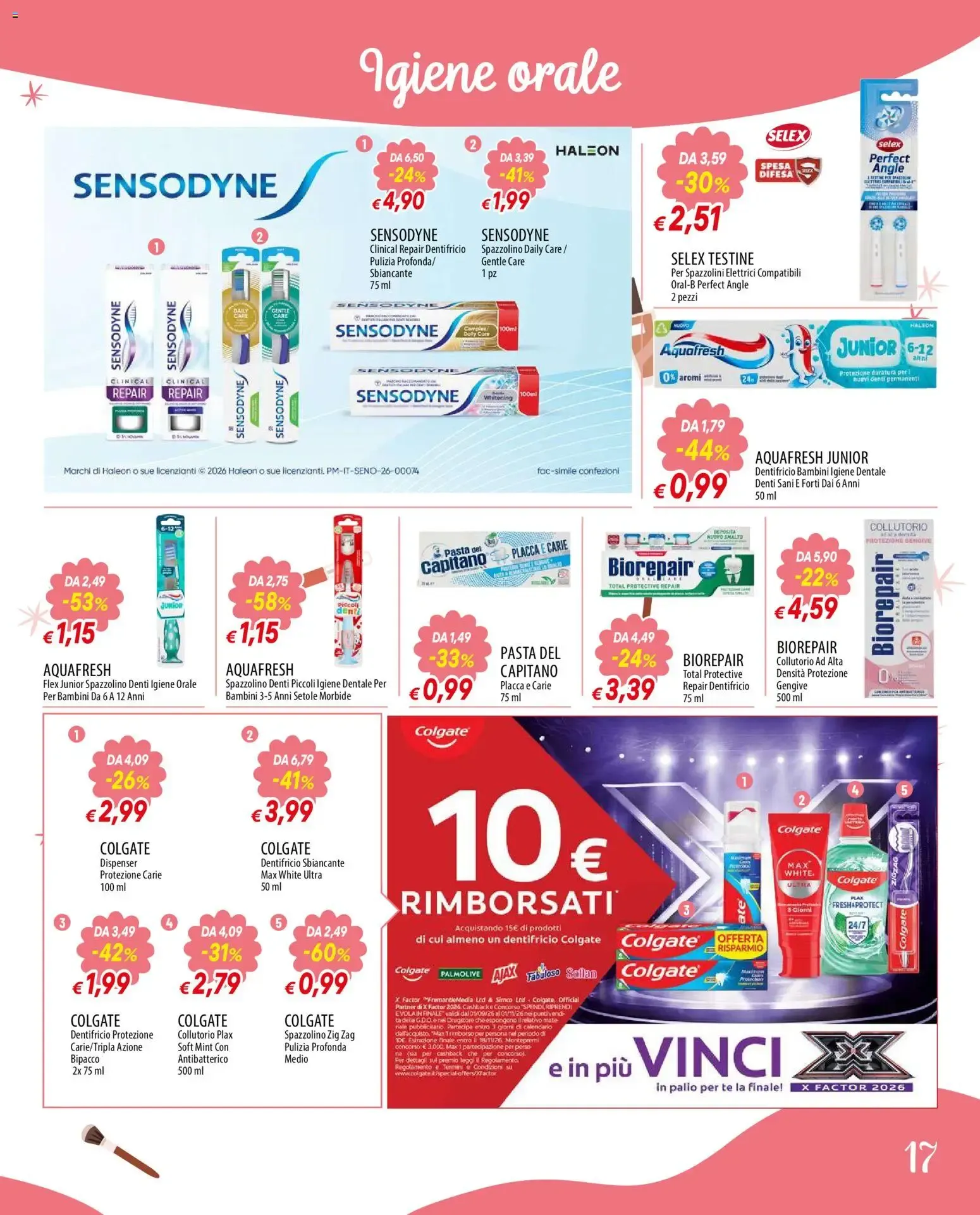 Segreti di Bellezza - Famila Galassia Superstore da 1 ottobre a 28 ottobre di 2026 - Pagina del volantino 17