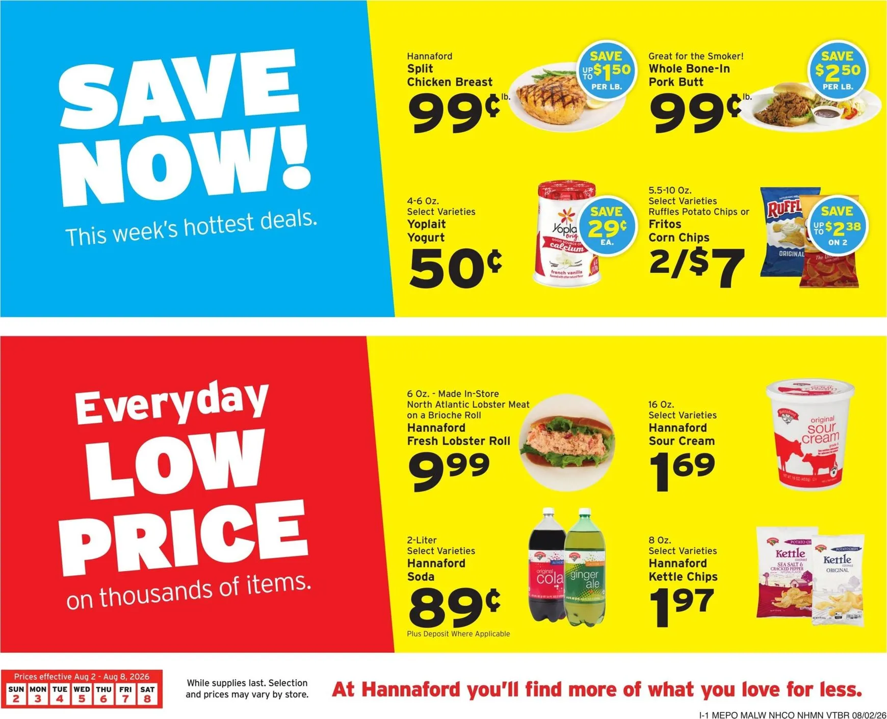 Hannaford: Ofertas de la semana