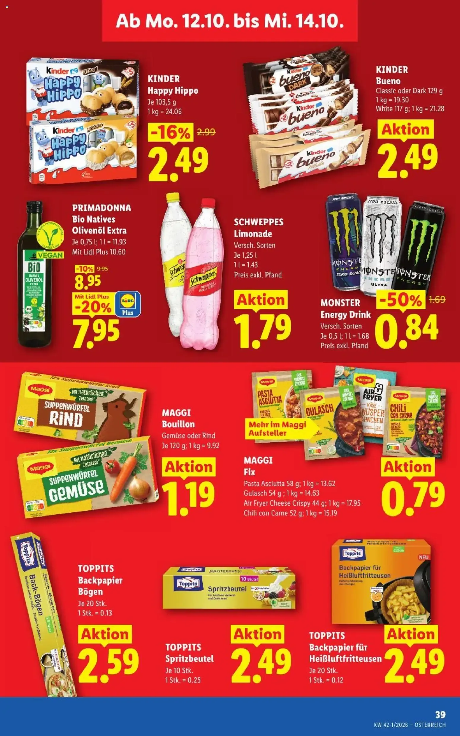 Lidl Aktion von 8. Oktober bis 10. Oktober 2026 - Flugblätt seite  50