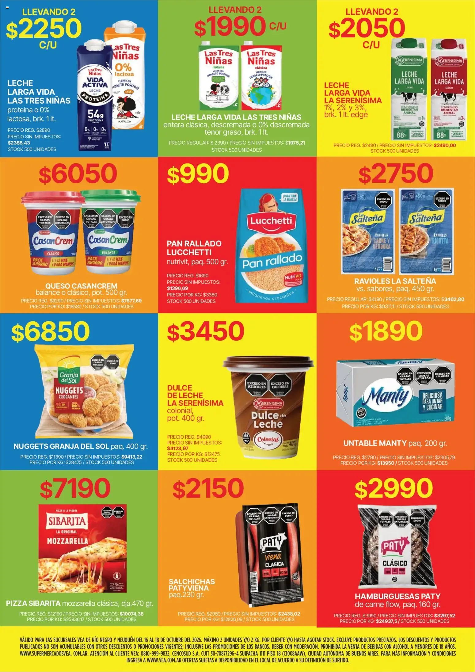 Ofertas de Vea - Fin de semana de Río Negro y Neuquén del 16/10/2026 - 18/10/2026 16 de octubre al 18 de octubre 2026 - Página 8 del catálogo