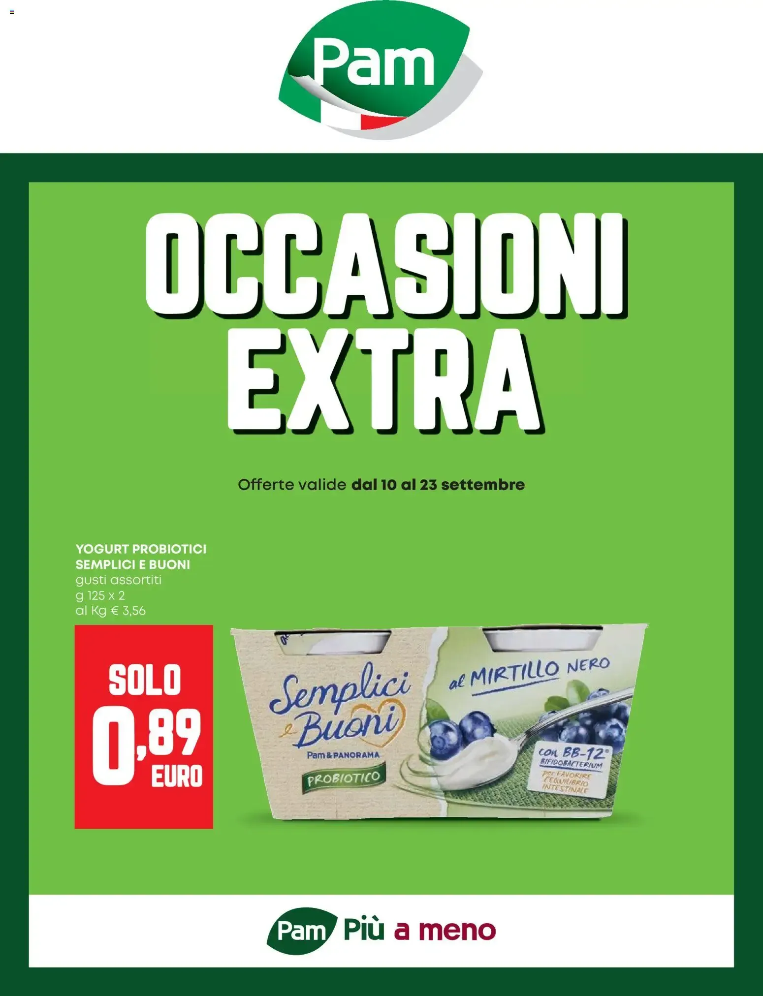 Nuovo PAM volantino Occasioni Extra dal 10/09/2026 > offerte anteprima 🛍️