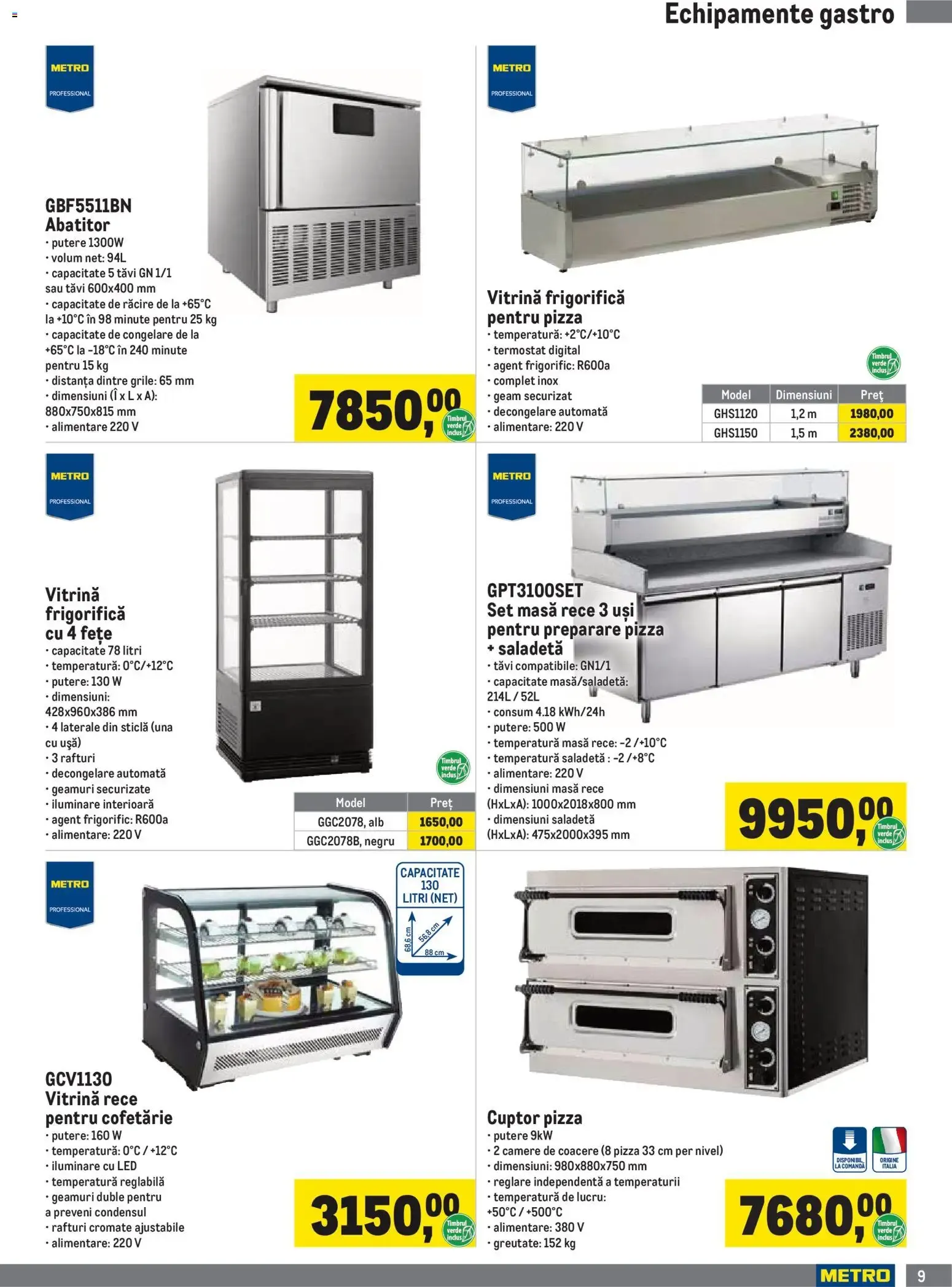 Catalog Metro Catalog Soluții Nealimentare pentru HoReCa - Oferta 01.10.2026 - 04.01.2027 de la 1 octombrie până la 4 ianuarie 2027 - Revista Pagina 9