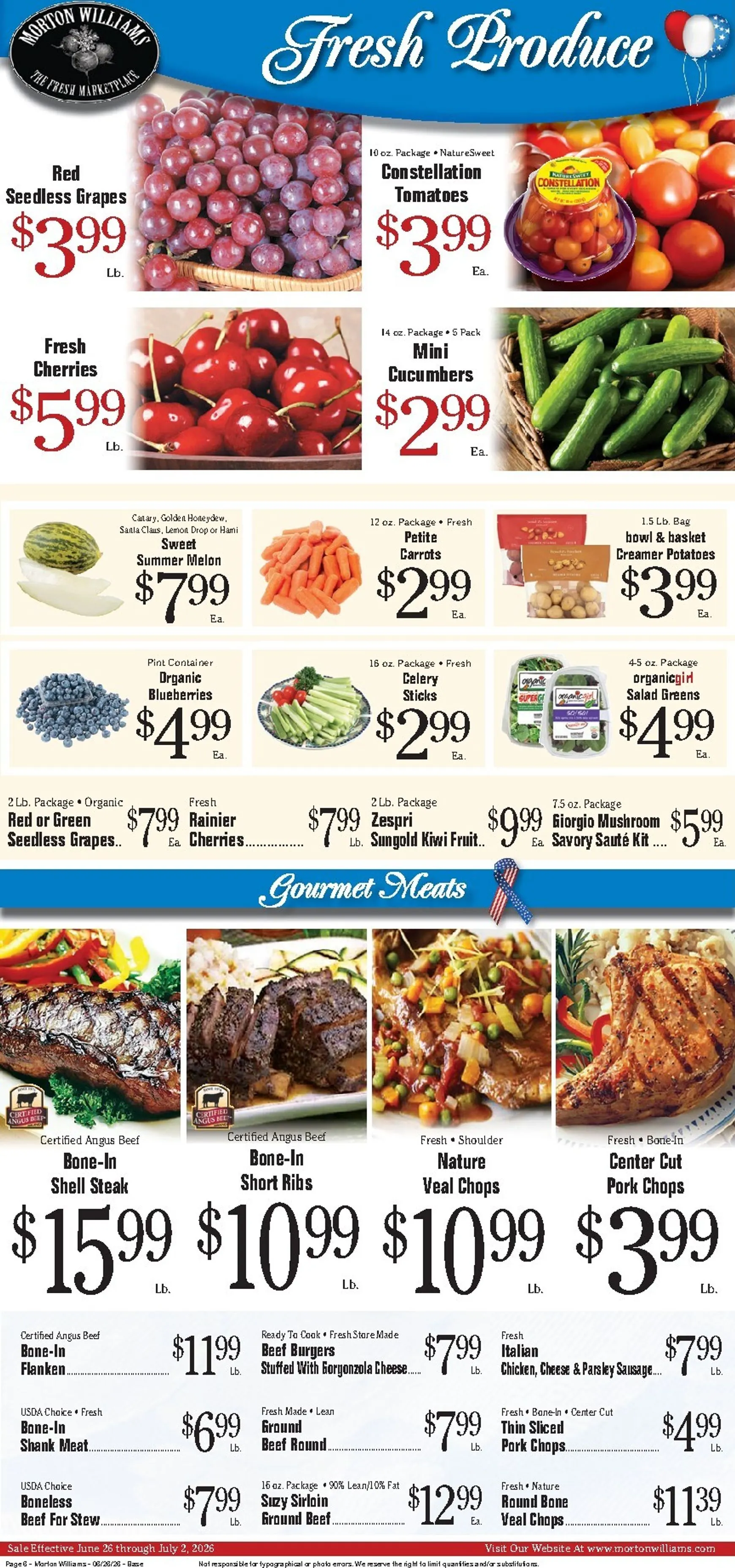 Weekly ad Current Morton Williams - Manhattan / Jersey City leaflet valid from Friday 06/26/2026 to Thursday 07/02/2026 from June 26 to July 2 2026 - Page 6