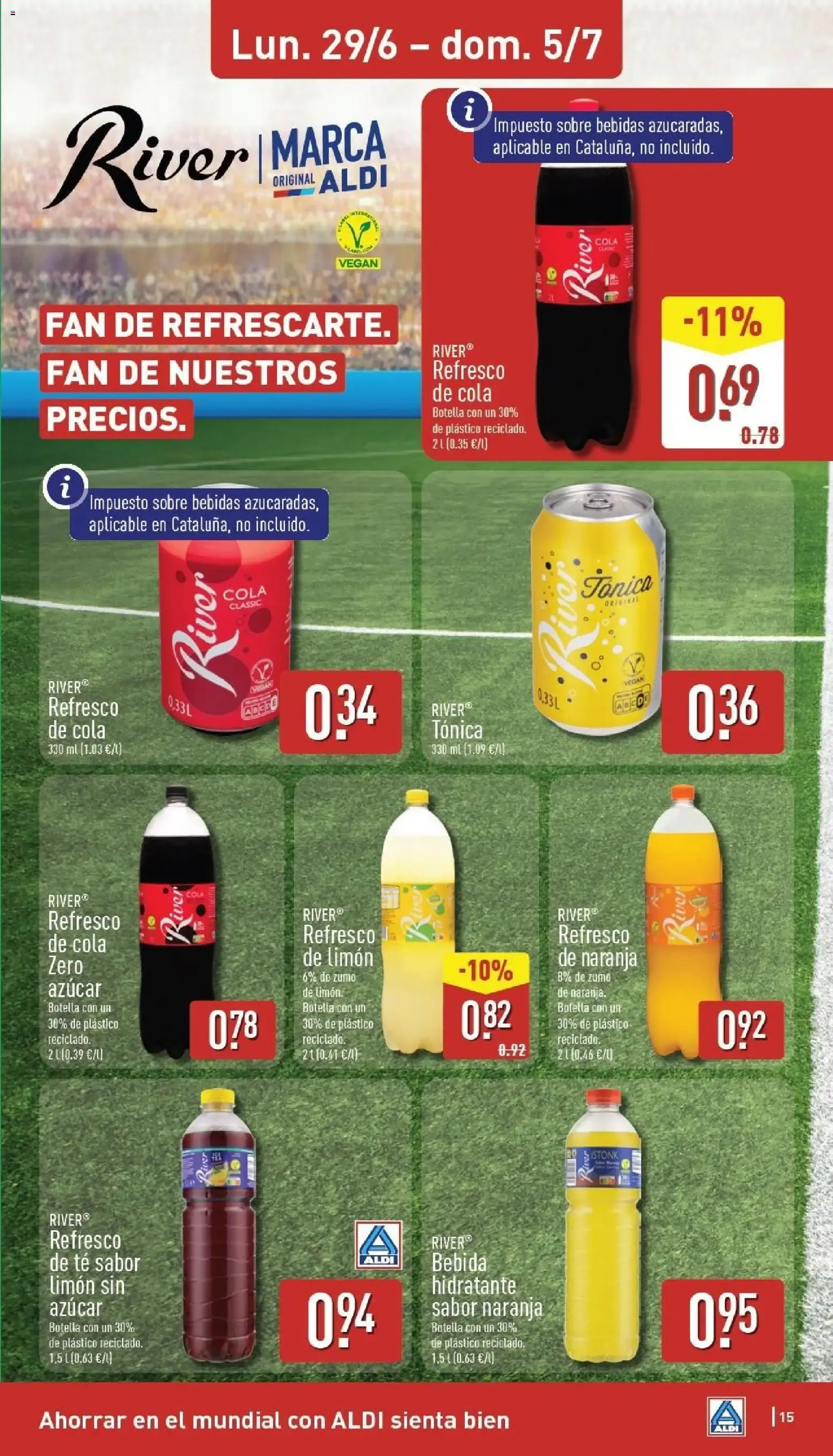 Catálogo de Aldi folleto Península del 29/06/2026 | Catálogo 29 de junio al 5 de julio 2026 - Página 15