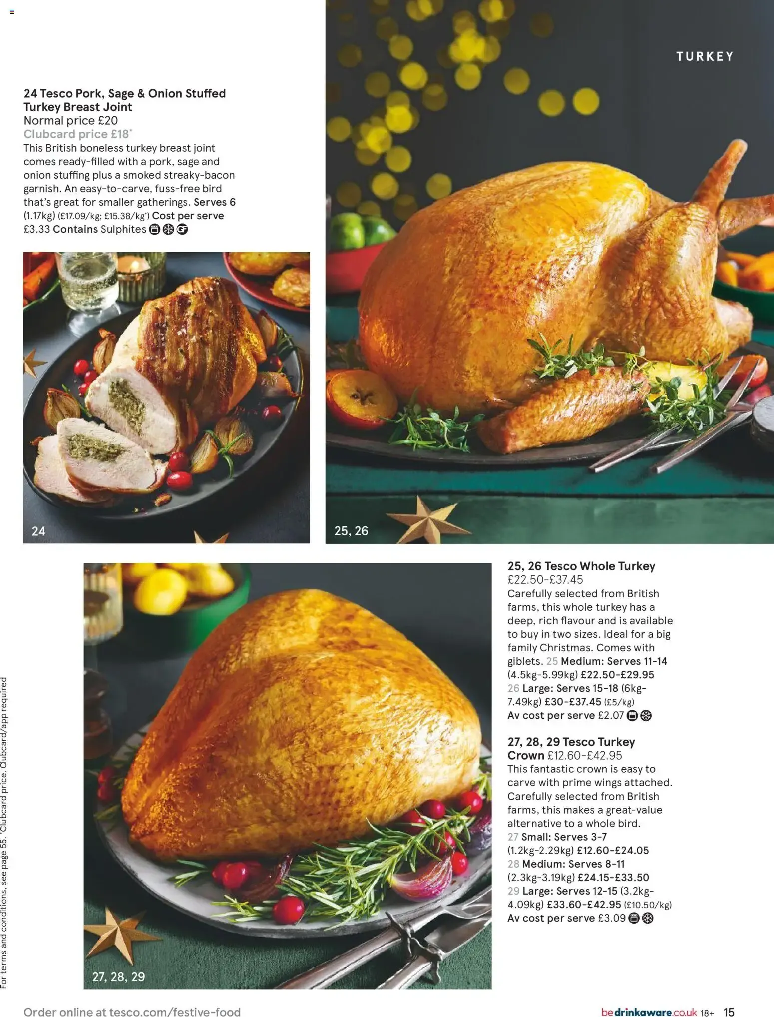 TESCO finest FESTIVE FOOD TO ORDER from 1 October to 31 October 2026 - Catalogue Page 15