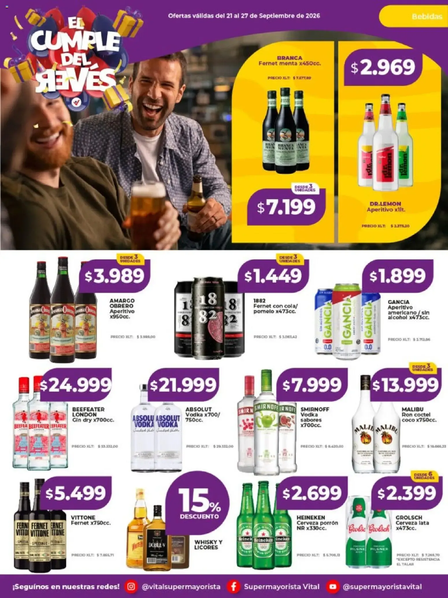 Ofertas de Vital Supermayorista - El Cumple del Jueves 21 de septiembre al 27 de septiembre 2026 - Página 17 del catálogo