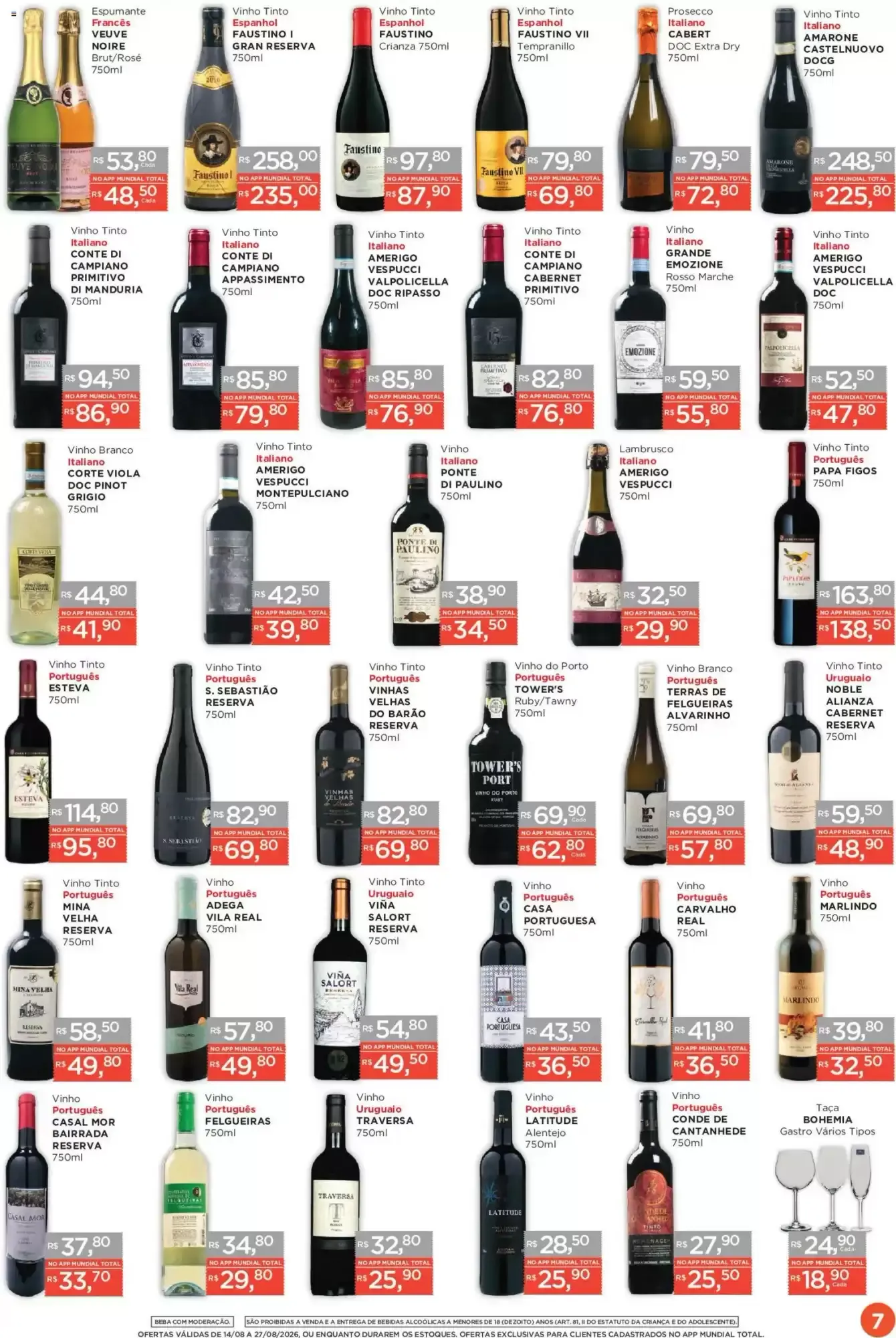 Encarte de Encarte Supermercados Mundial 14 de agosto até 27 de agosto 2026 - Pagina 7