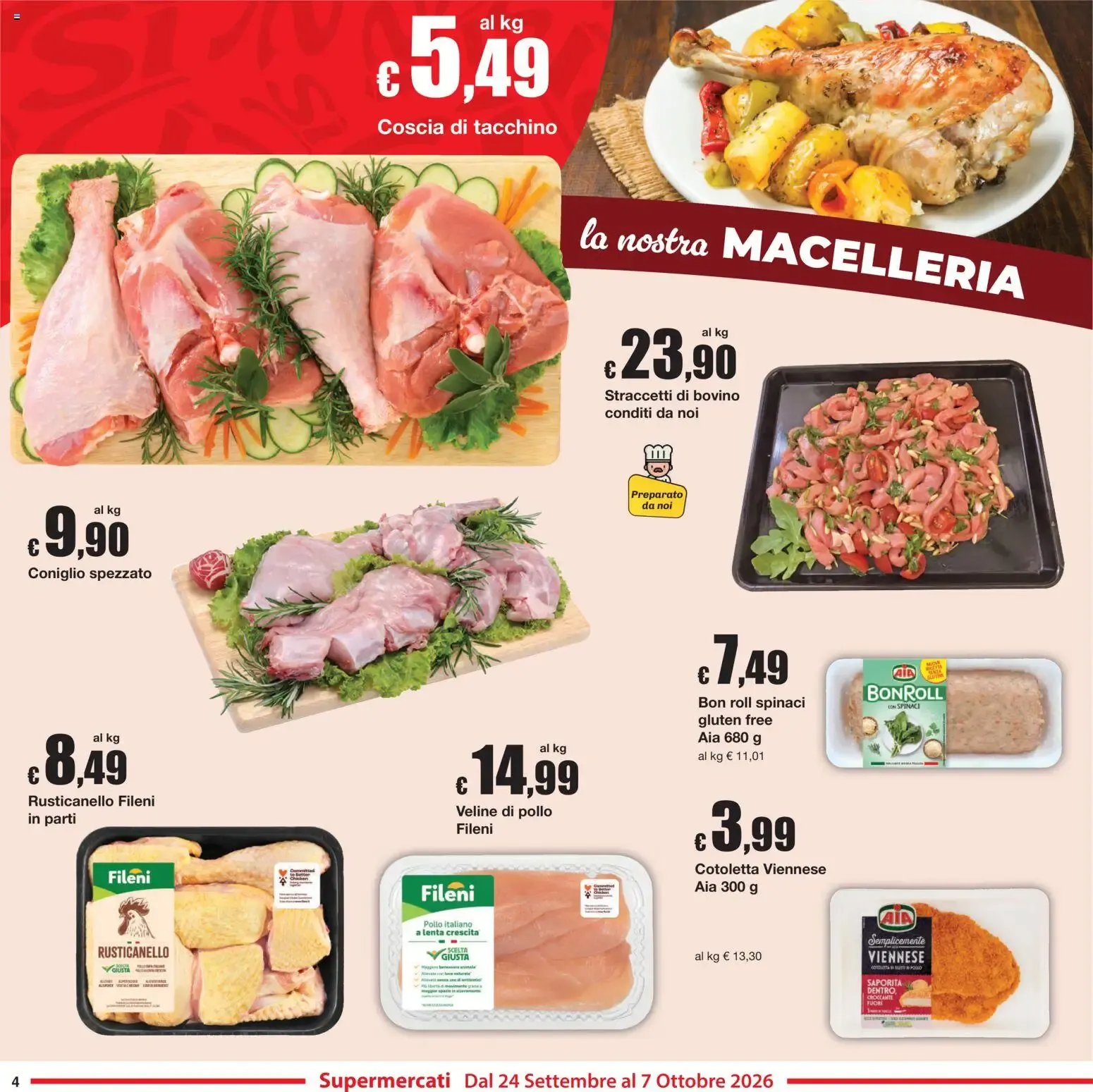 Sì con Te volantino dal 24/09/2026 - online Offerte da 24 settembre a 7 ottobre di 2026 - Pagina del volantino 4
