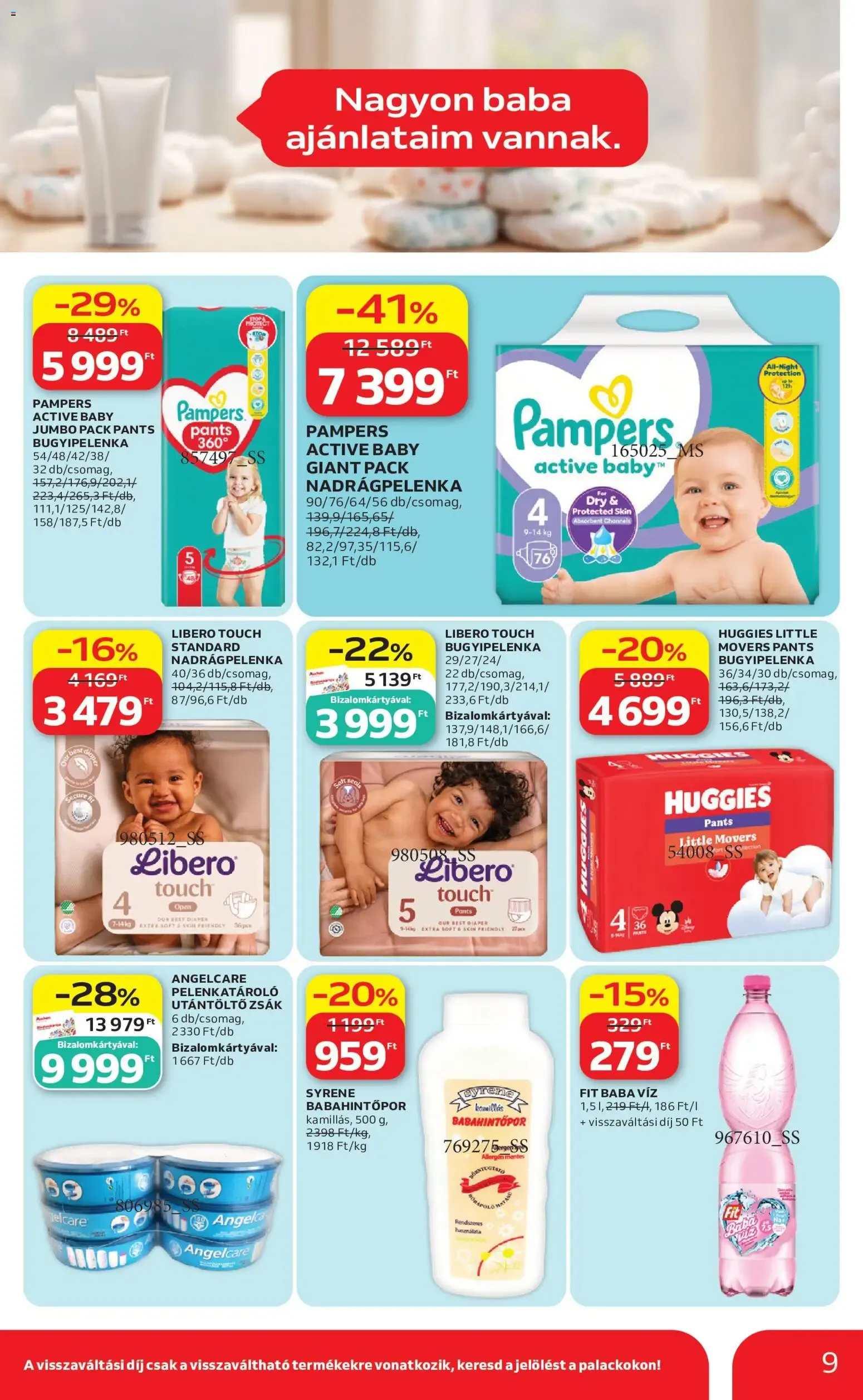 Katalógus Auchan Hipermarket: Spórolj makulátlan ajánlatokkal! szeptember 24.-tól október 14.-ig 2026. - Oldal 9