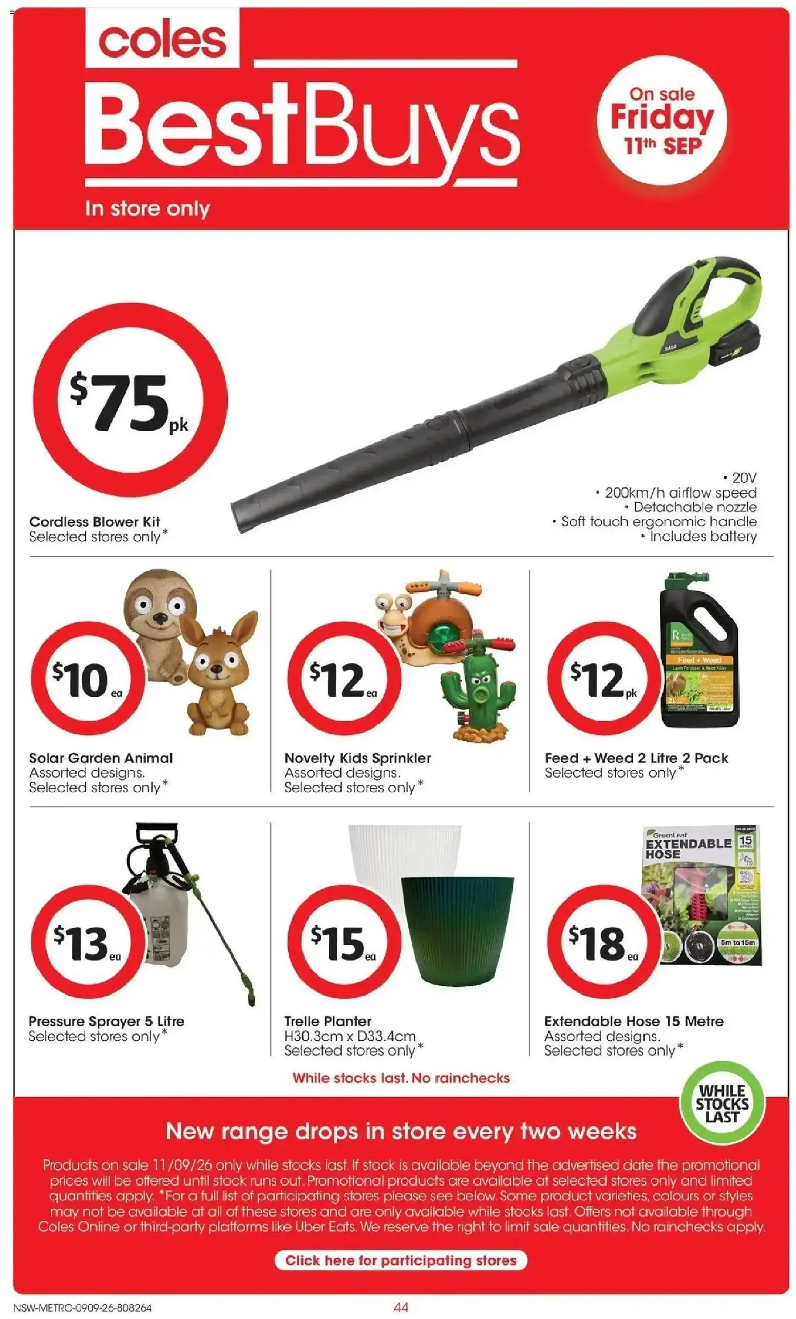Coles catalogue valid from 09/09/2026 > Online Australia - Catalogue valid from 9 September to 15 September 2026 - page 44