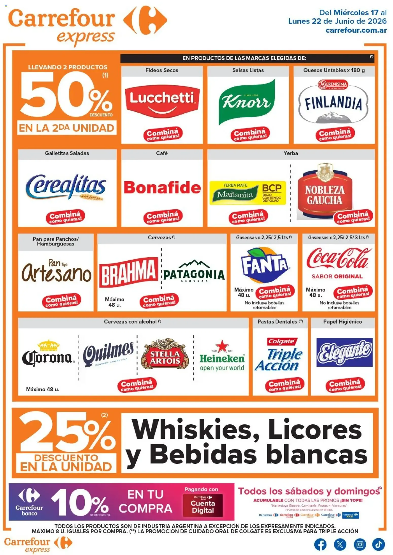 Ofertas de Carrefour - Carrefour Express || del 17/06/2026 - 23/06/2026 || Promociones 17 de junio al 22 de junio 2026 - Página 2 del catálogo