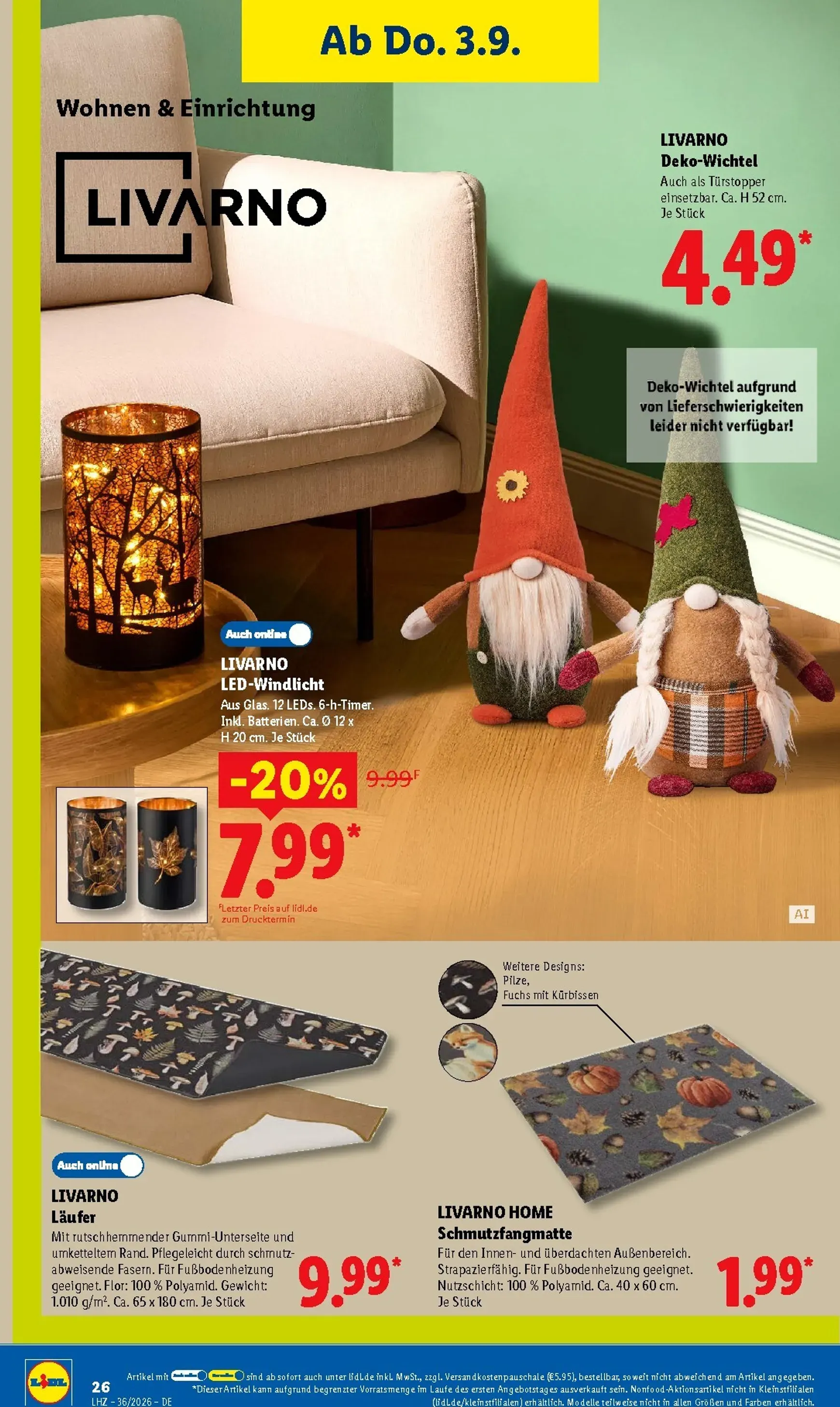 Lidl - Nonfood Prospekt nächste Woche – von Montag 31.08.2026 bis Samstag 05.09.2026 von 31. August bis 5. September 2026 - Prospekt seite 45
