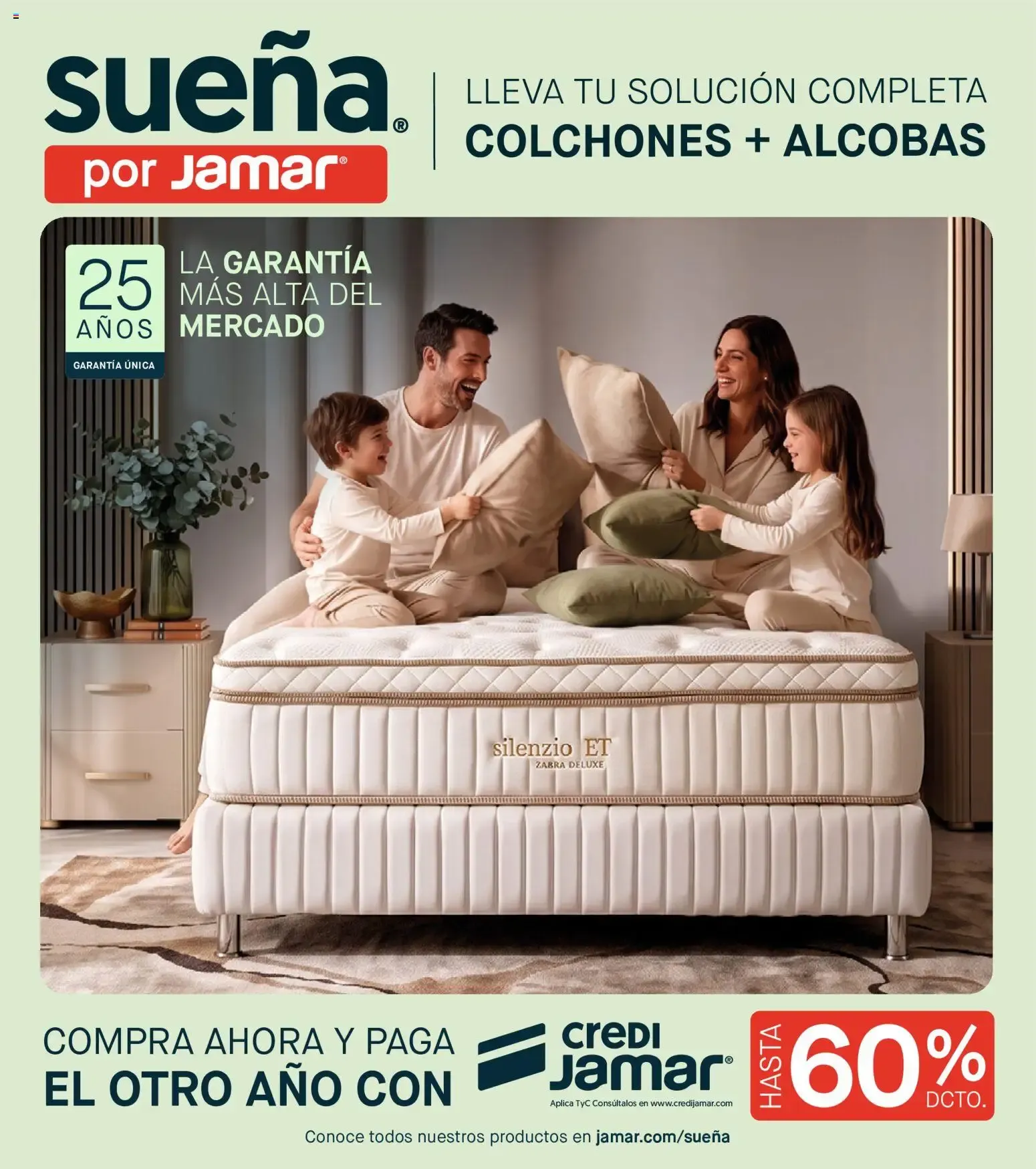 Catalogo de Jamar - Sueña: Colchones + Alcobas 23 de octubre al 31 de diciembre 2026 - Pag 1