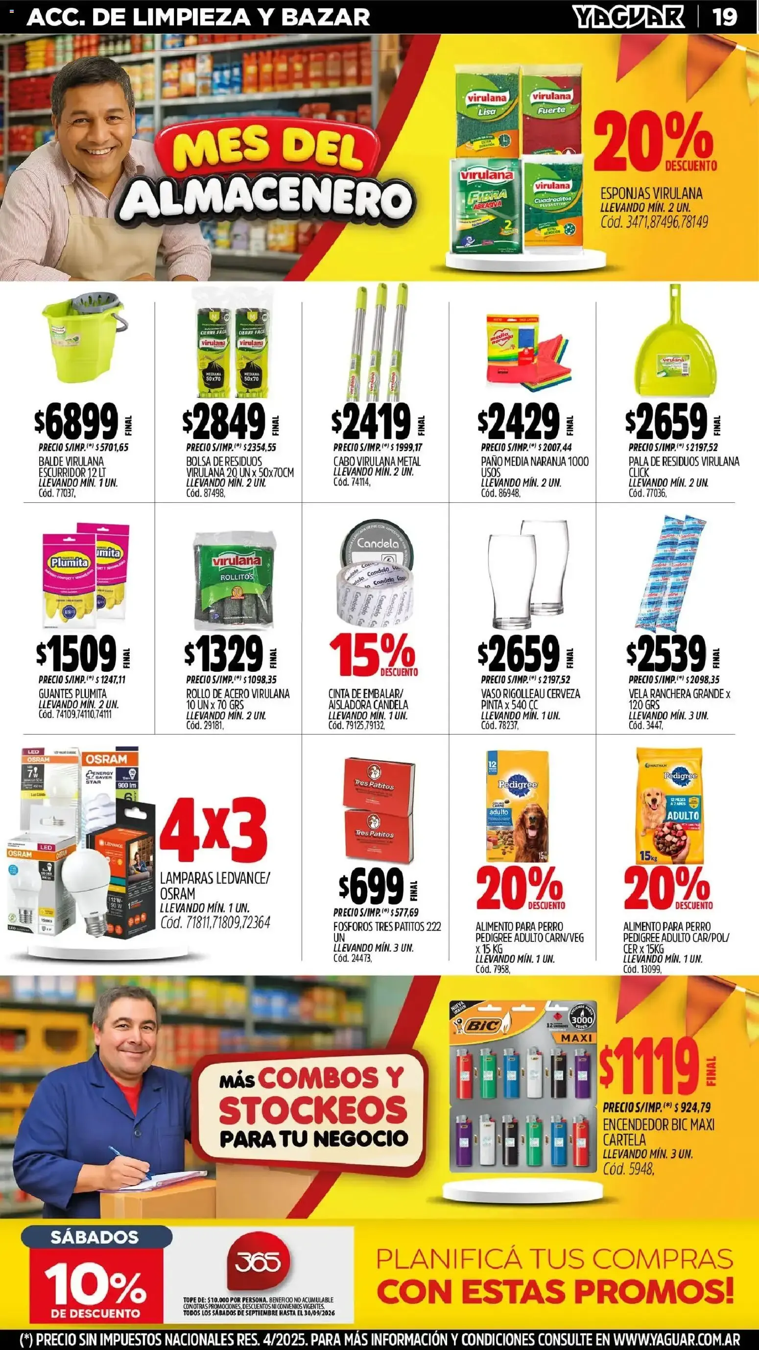 Ofertas de Mayorista Yaguar - Mes del Almacenero - Ofertas para Trelew 31 de agosto al 6 de septiembre 2026 - Página 19 del catálogo