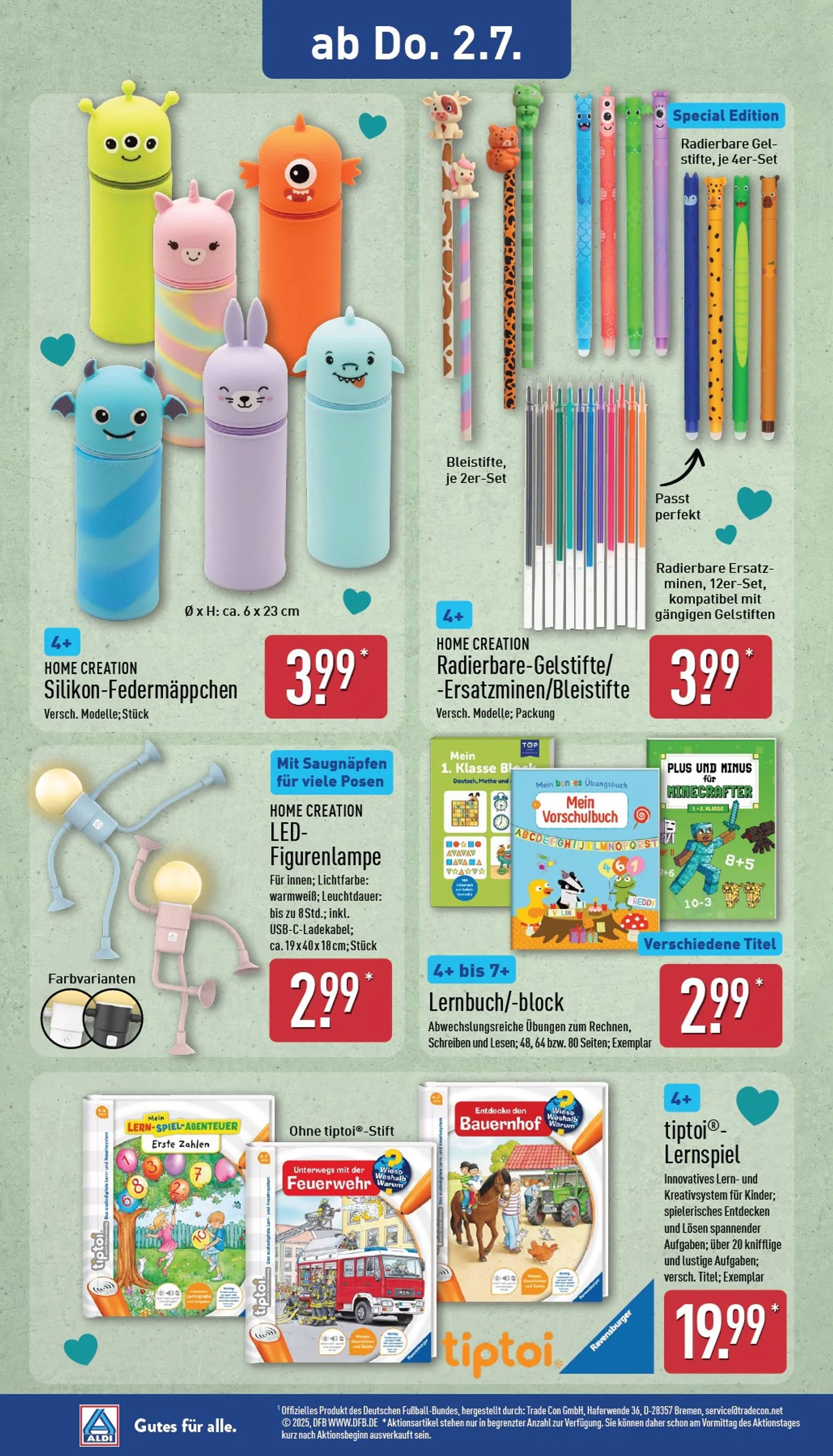 ALDI NORD Prospekt – von Montag 29.06.2026 bis Samstag 04.07.2026 von 29. Juni bis 4. Juli 2026 - Prospekt seite 26
