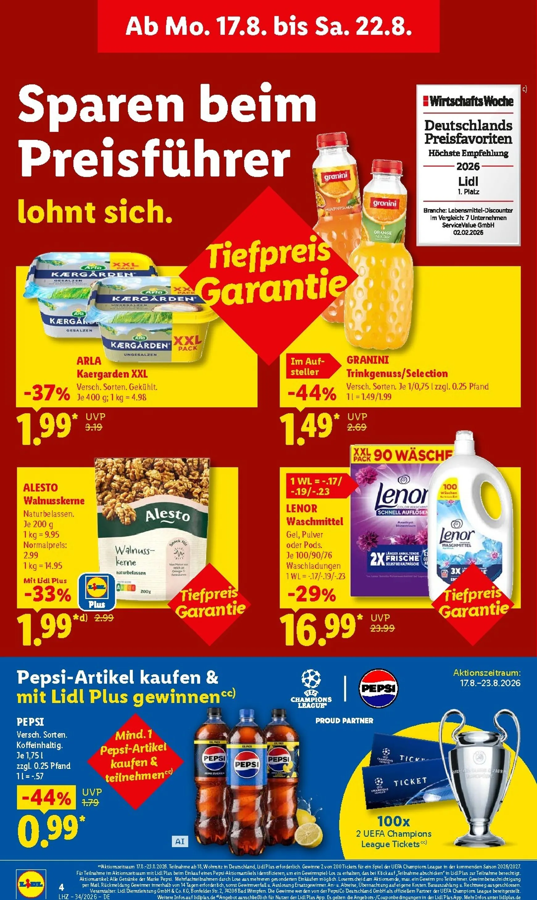 Lidl Prospekt nächste Woche – von Montag 17.08.2026 bis Samstag 22.08.2026 von 17. August bis 22. August 2026 - Prospekt seite 13