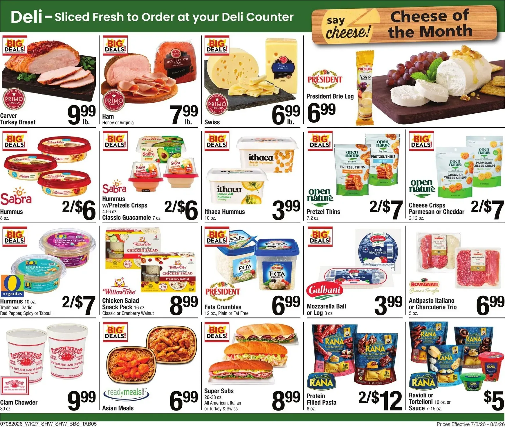 Weekly ad Current Shaw's - Big Book of Savings leaflet valid from Wednesday 07/08/2026 to Thursday 08/06/2026 from July 8 to August 6 2026 - Page 4