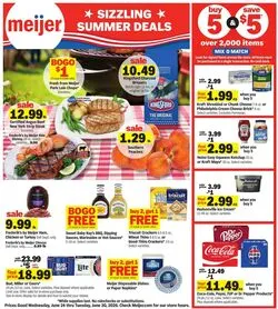 Weekly ad Meijer Sizzling Summer Deals from June 24 to June 30 2026 - Page 1