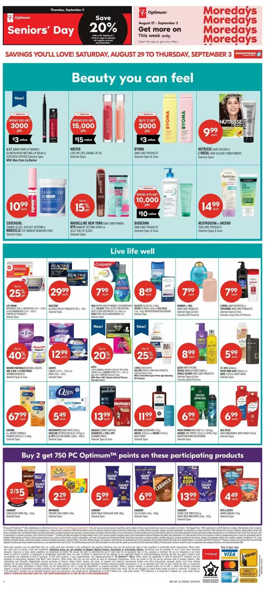Shoppers Drug Mart flyer week 35 from August 29 to September 3 2026 - flyer page 3